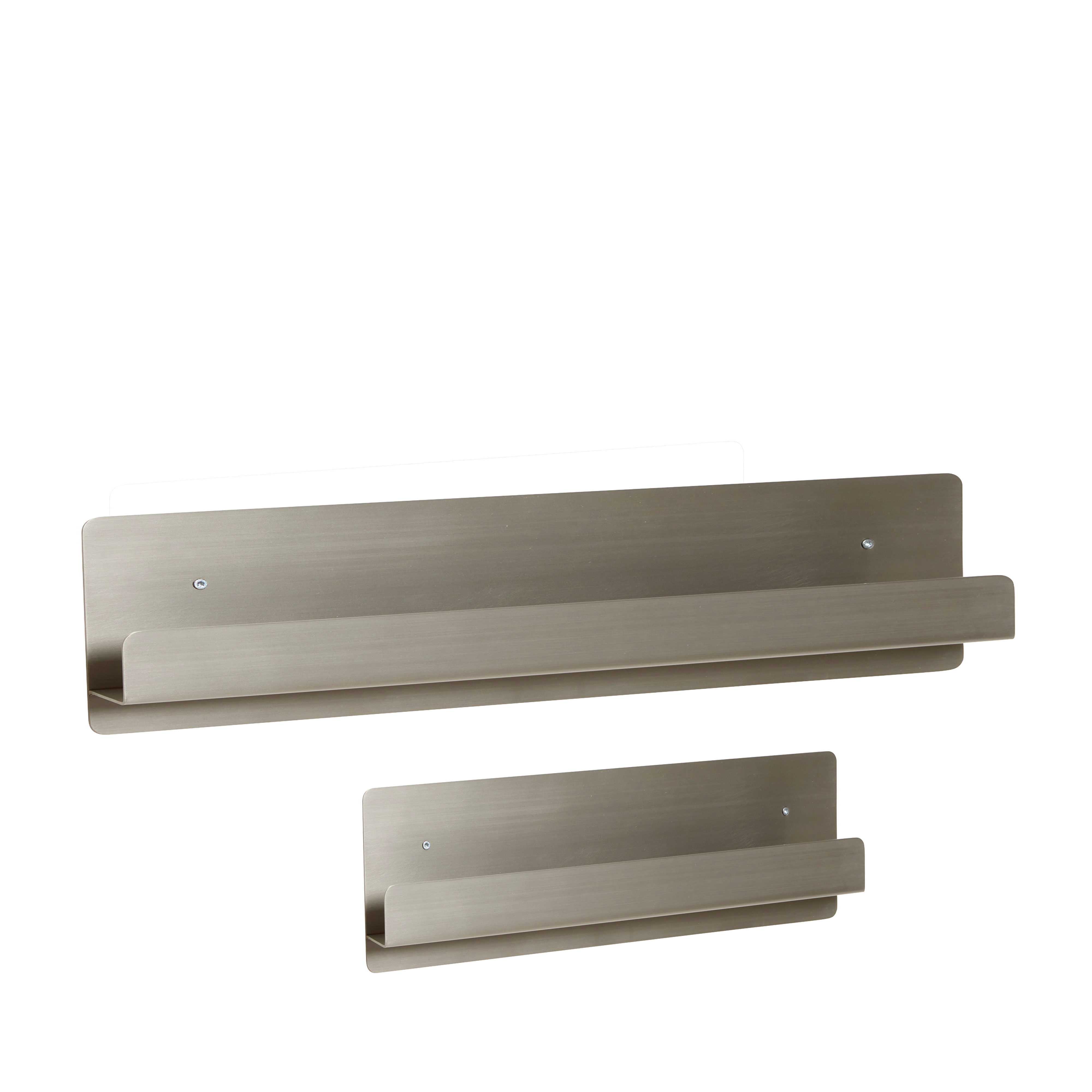Hübsch Fold Bilderleiste Nickel (2er Set)