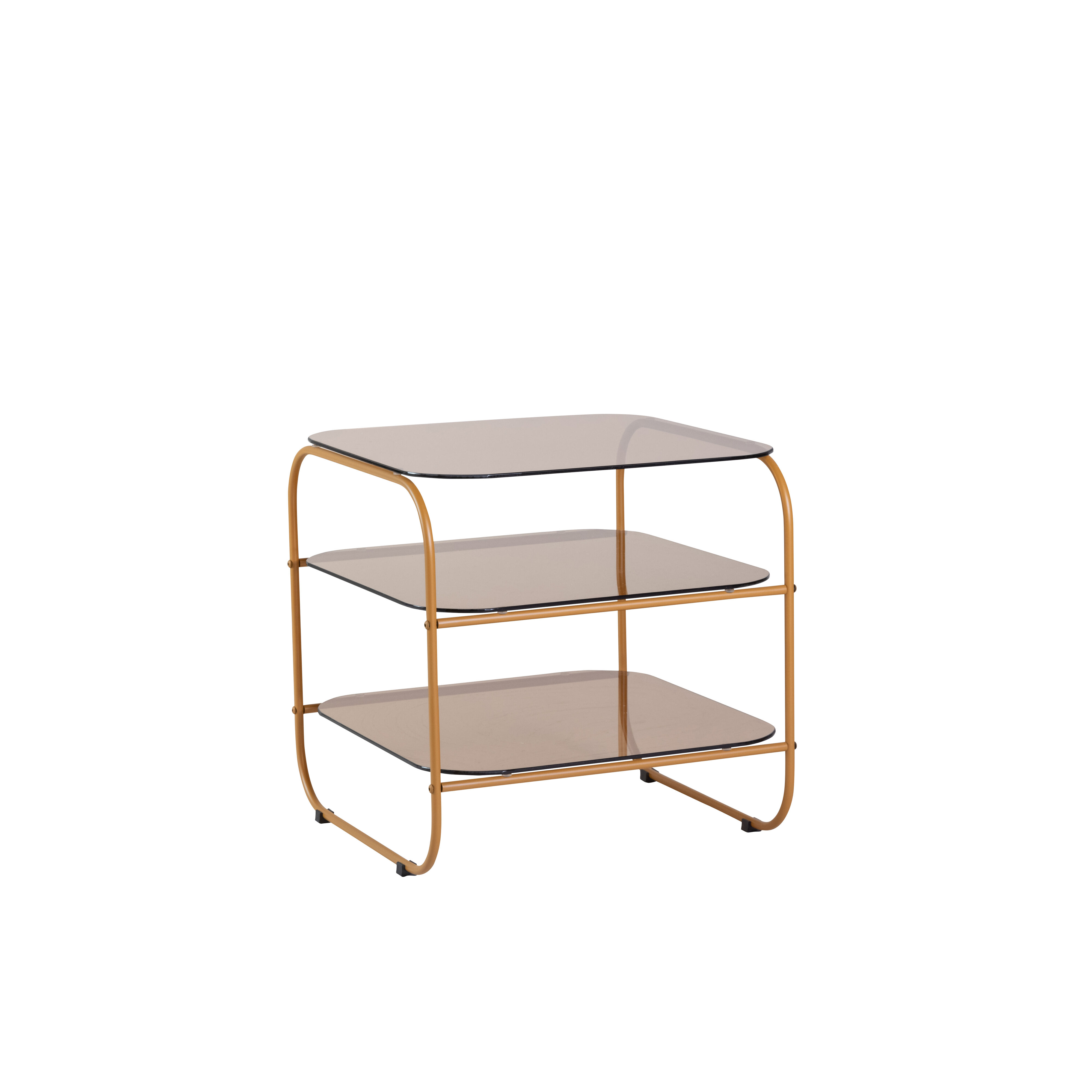 Hübsch Echo Sidebord Ravfarve
