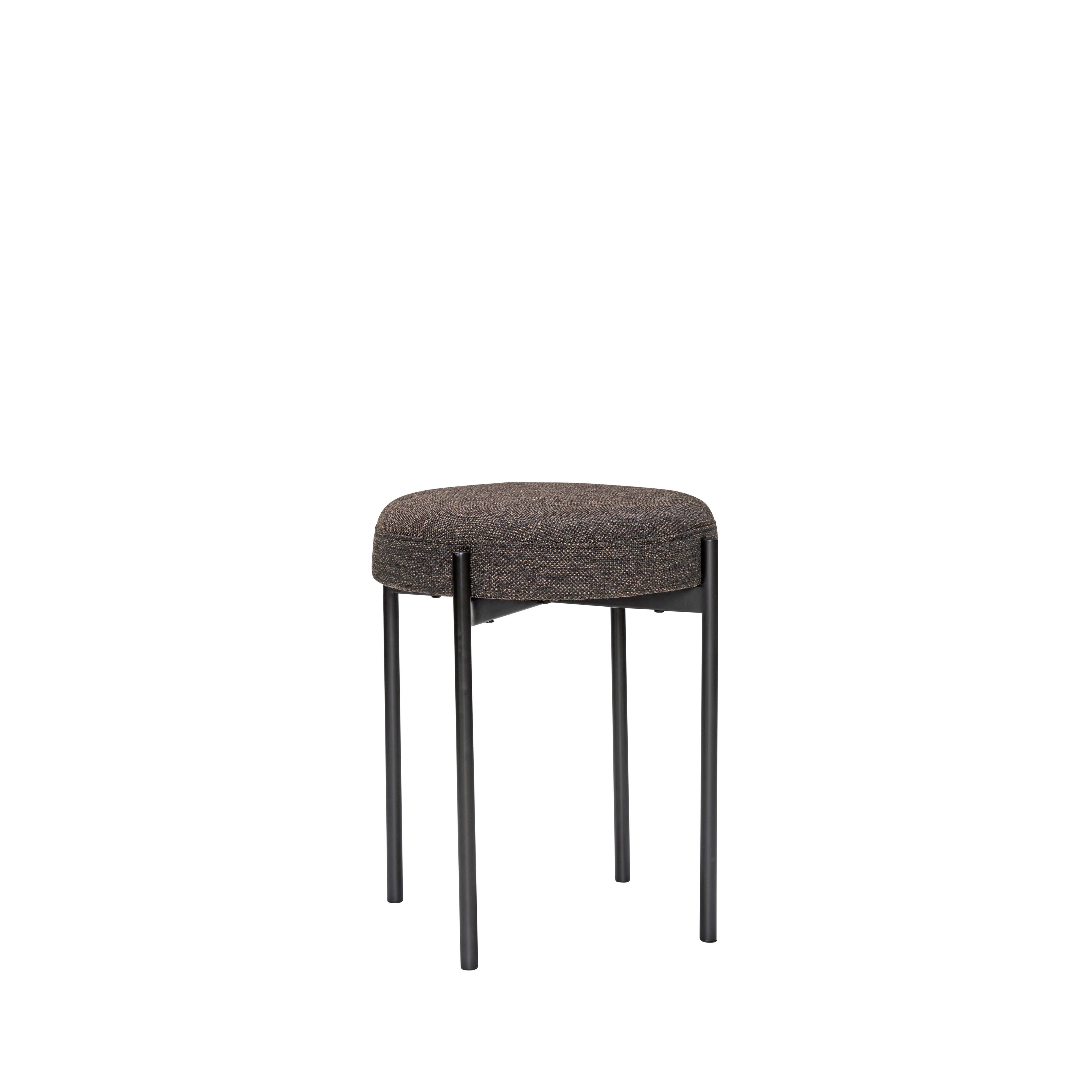 Hübsch Silo Hocker Schwarz