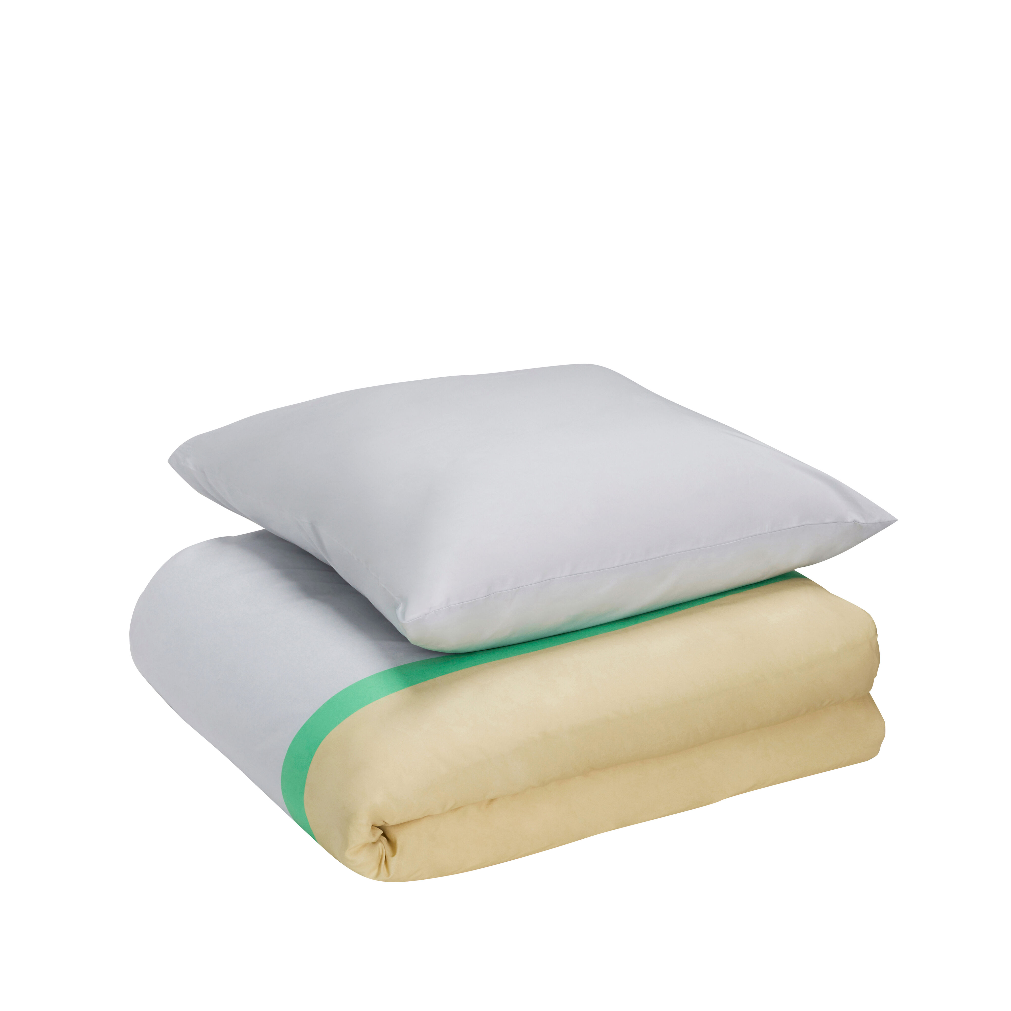 Hübsch Block Sengetøj 60/220 Beige/ Flerfarvet