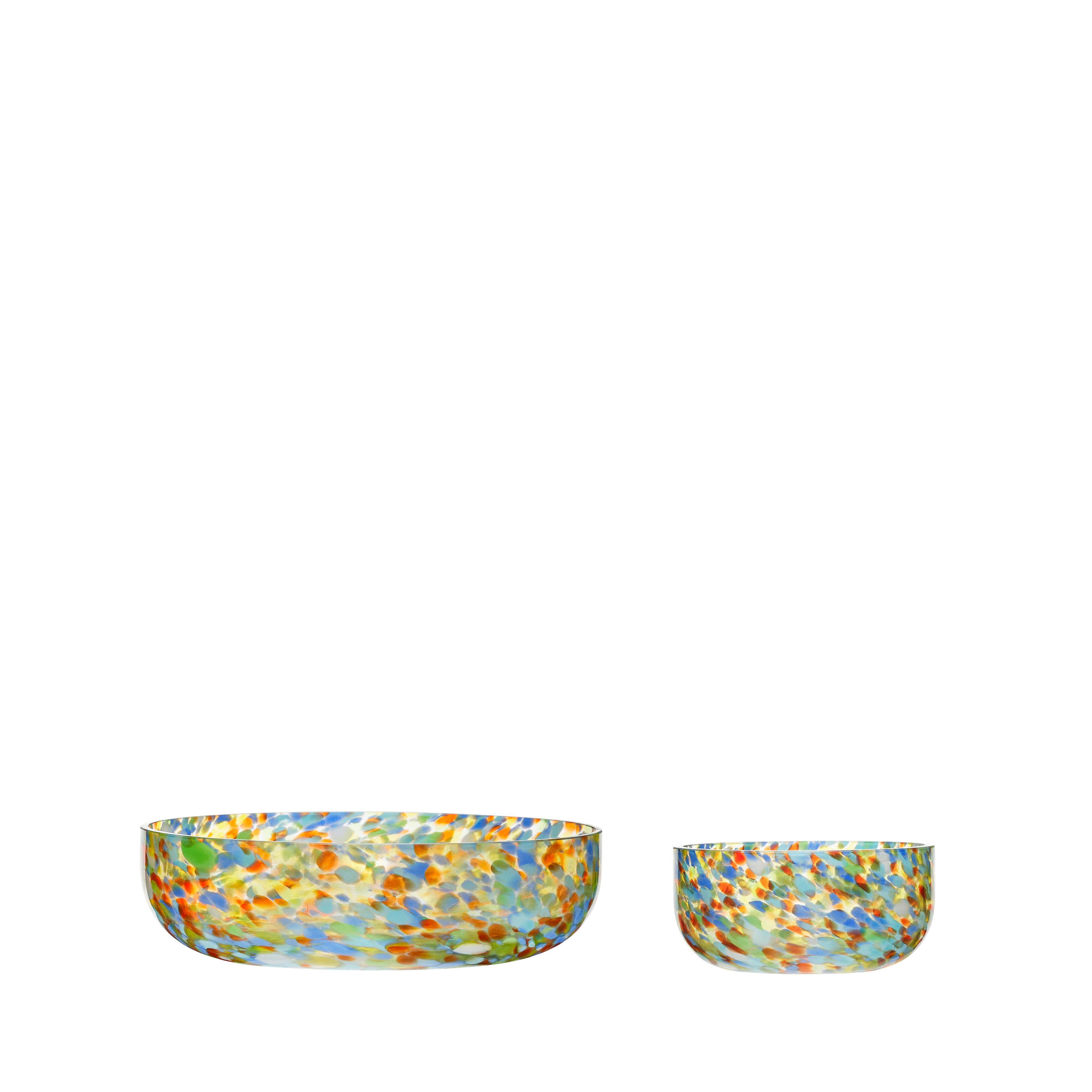 Hübsch Confetti Schalen Multifarben (2er Set)