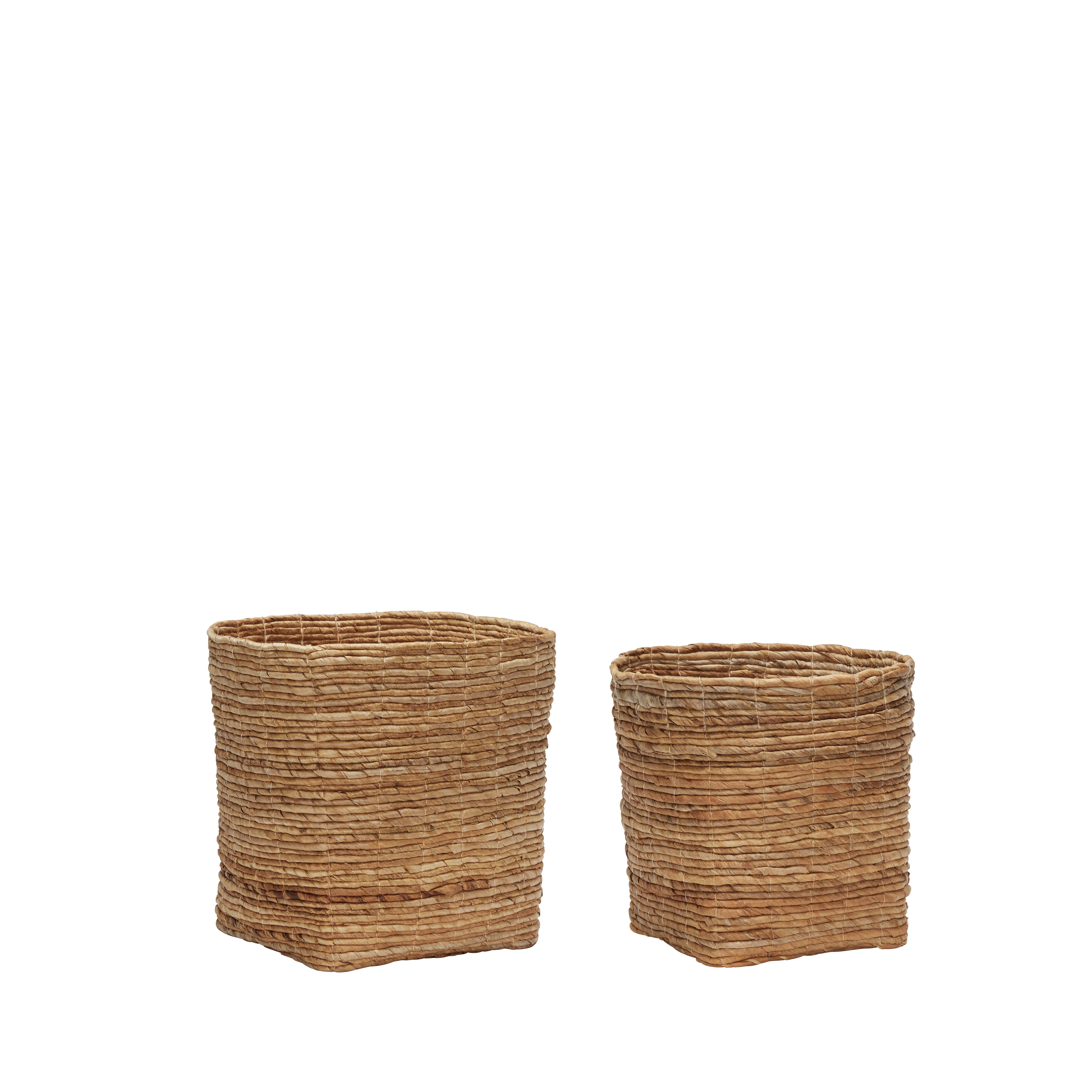 Hübsch Gentle Körbe Naturfarben (2er Set)