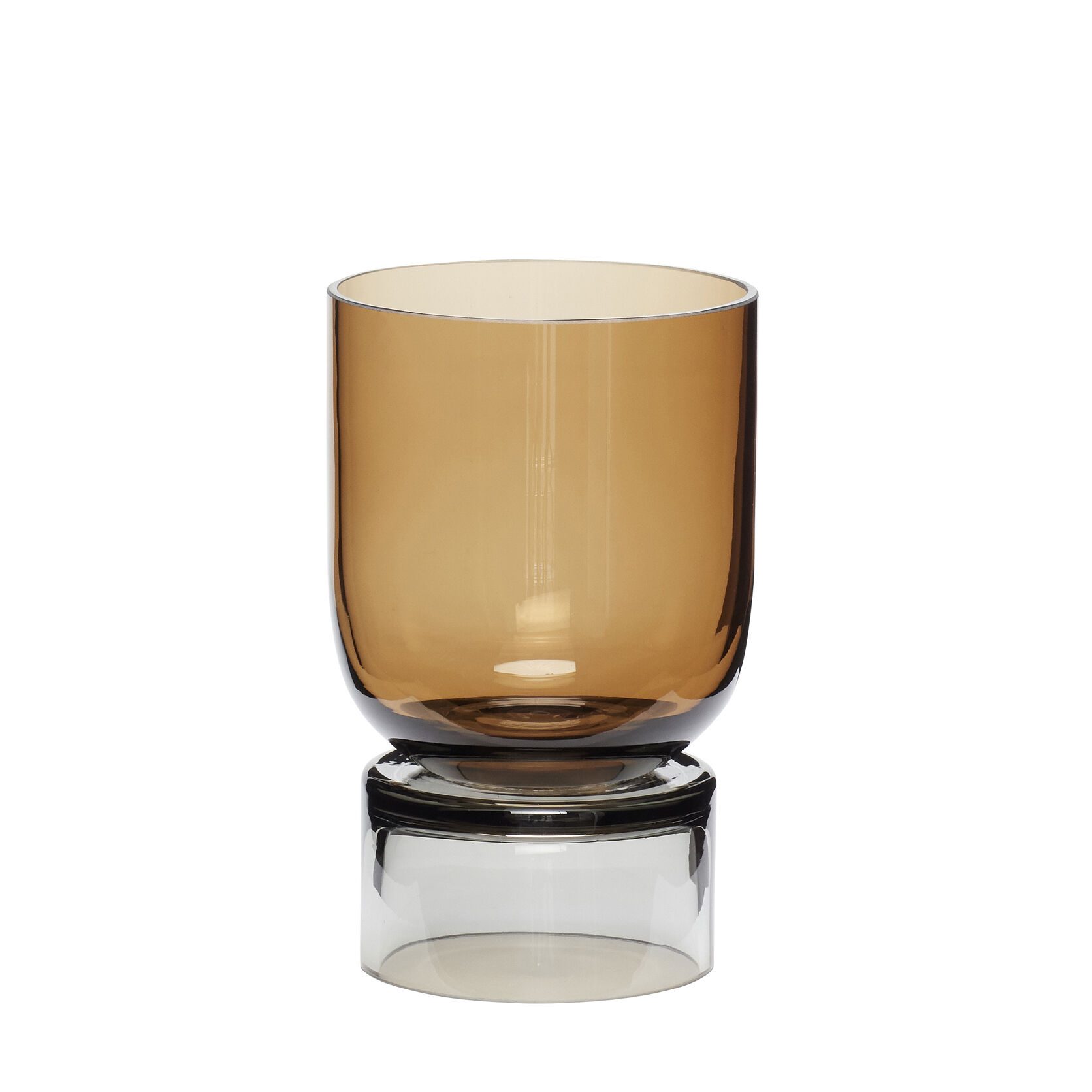 Hübsch Stand Vase Small Ravfarve