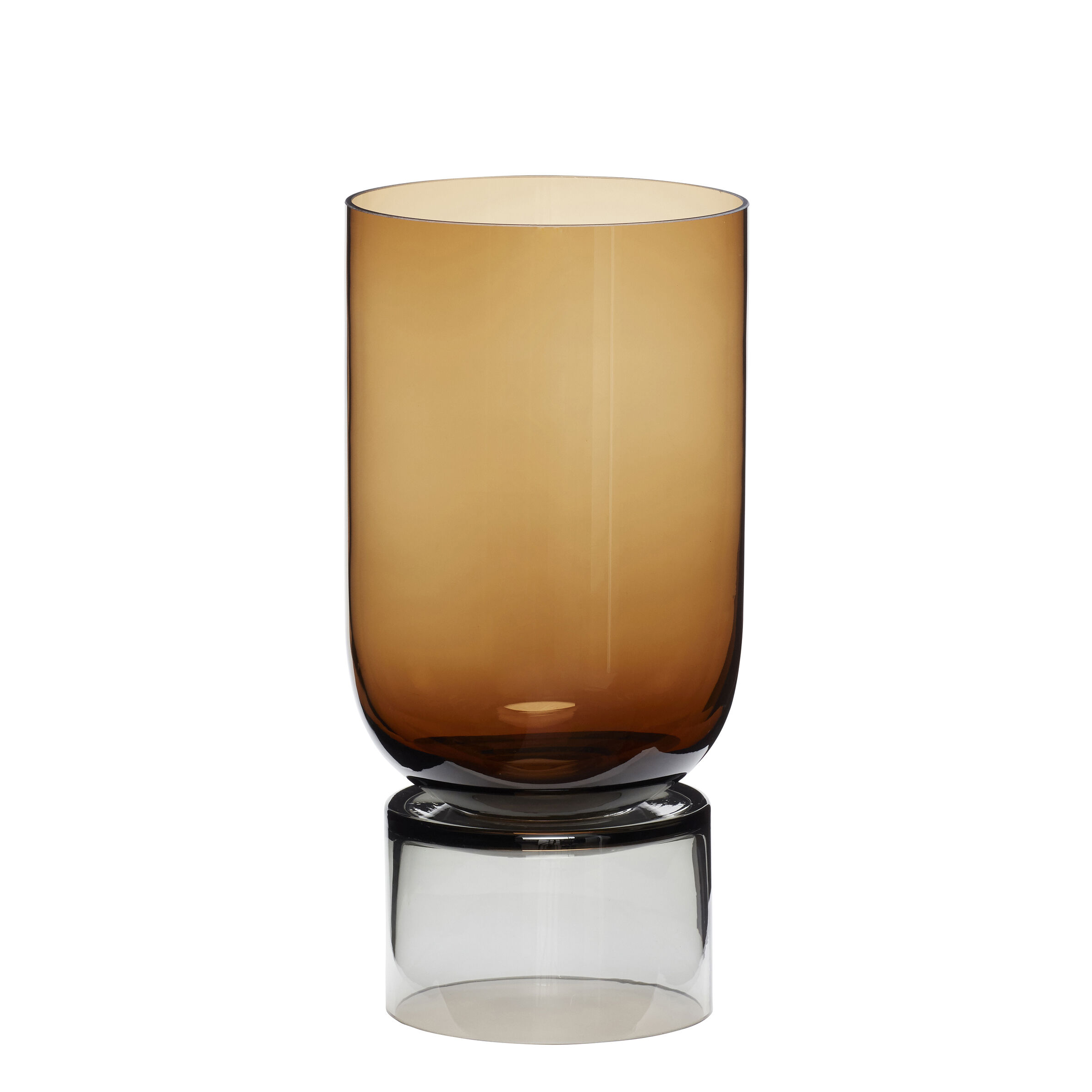 Hübsch Stand Vase Large Ravfarve