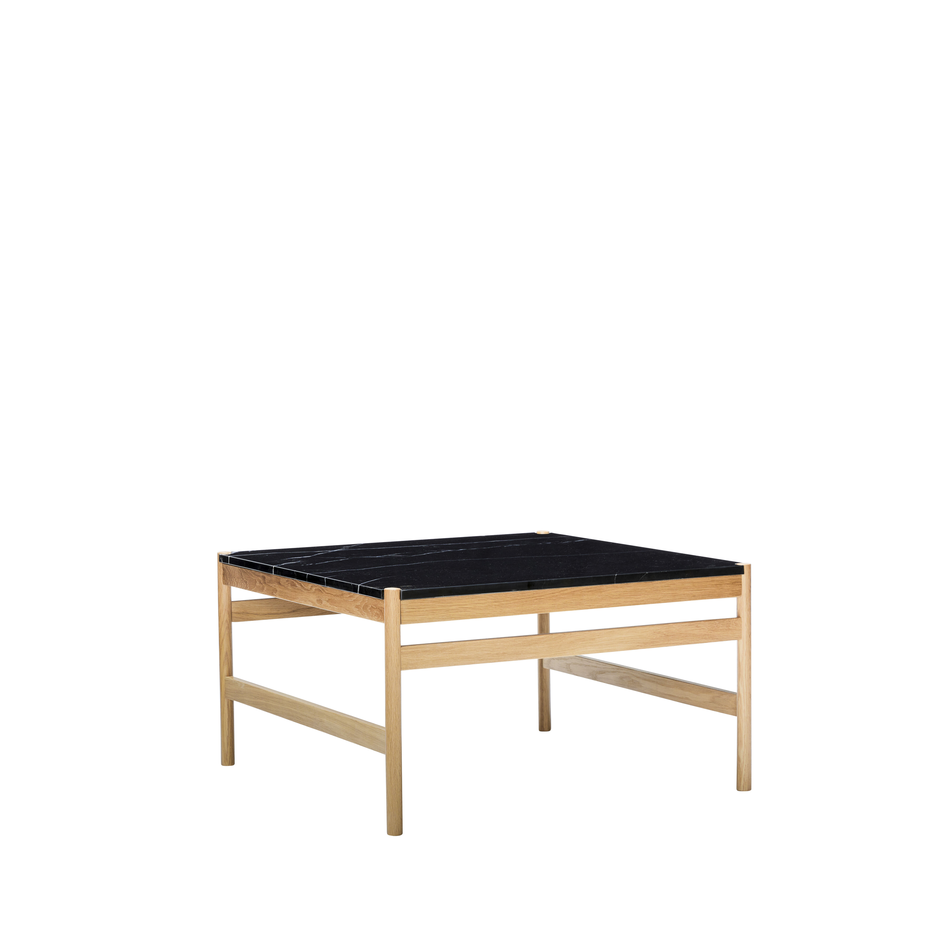 Hübsch Raw Couchtisch Schwarz/Naturfarben