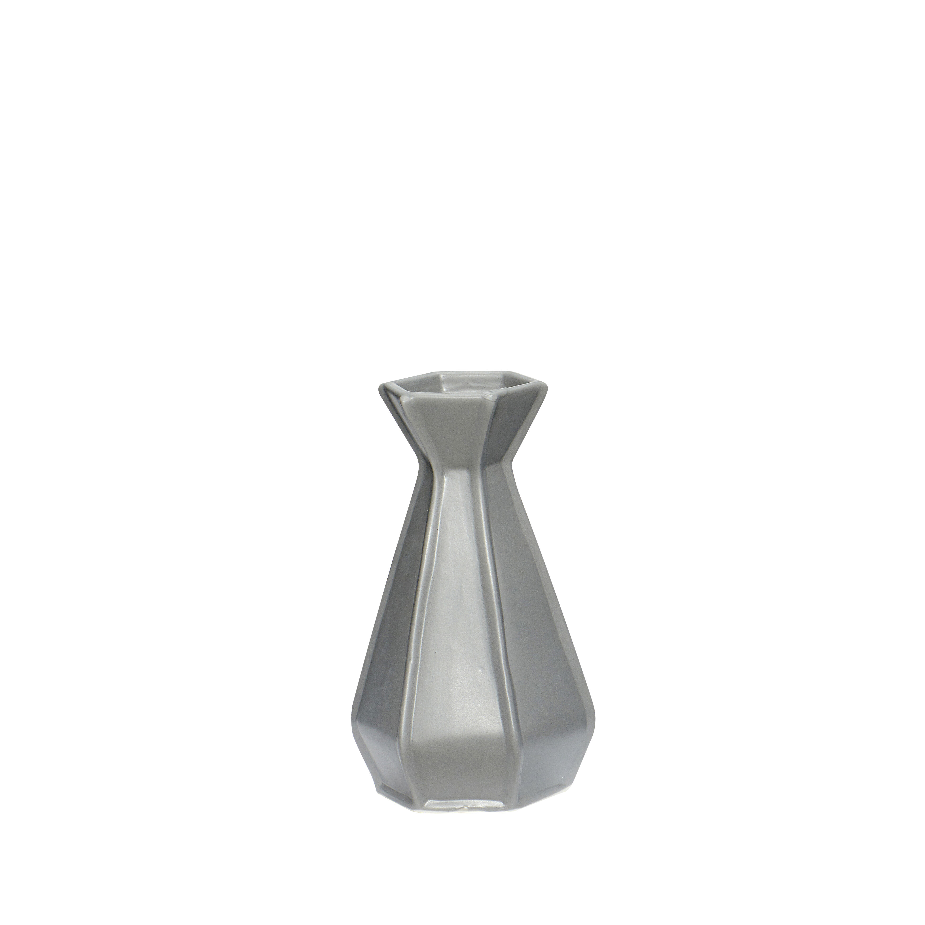 Hübsch Juxta Vase Grau