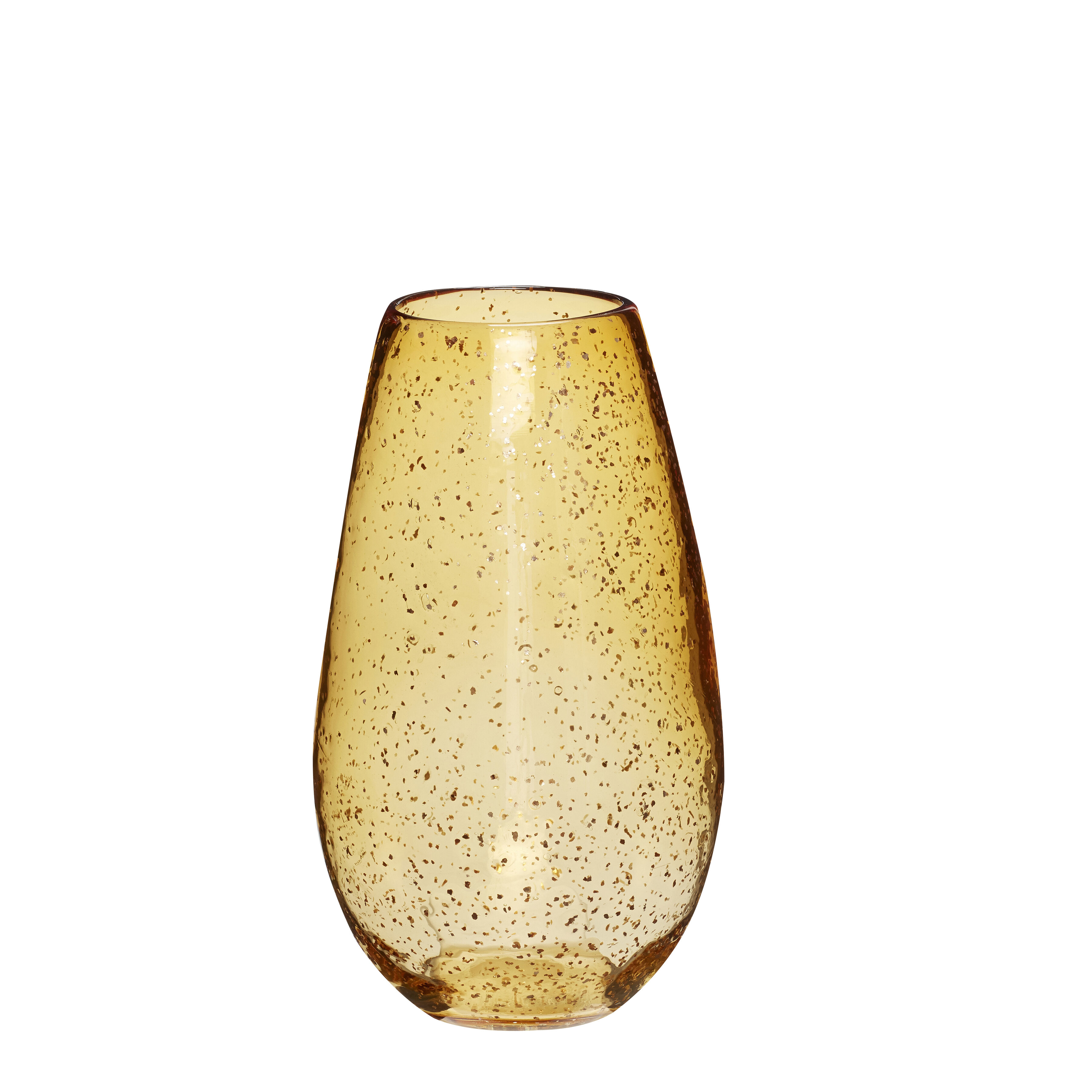Hübsch Glow Vase Bernstein