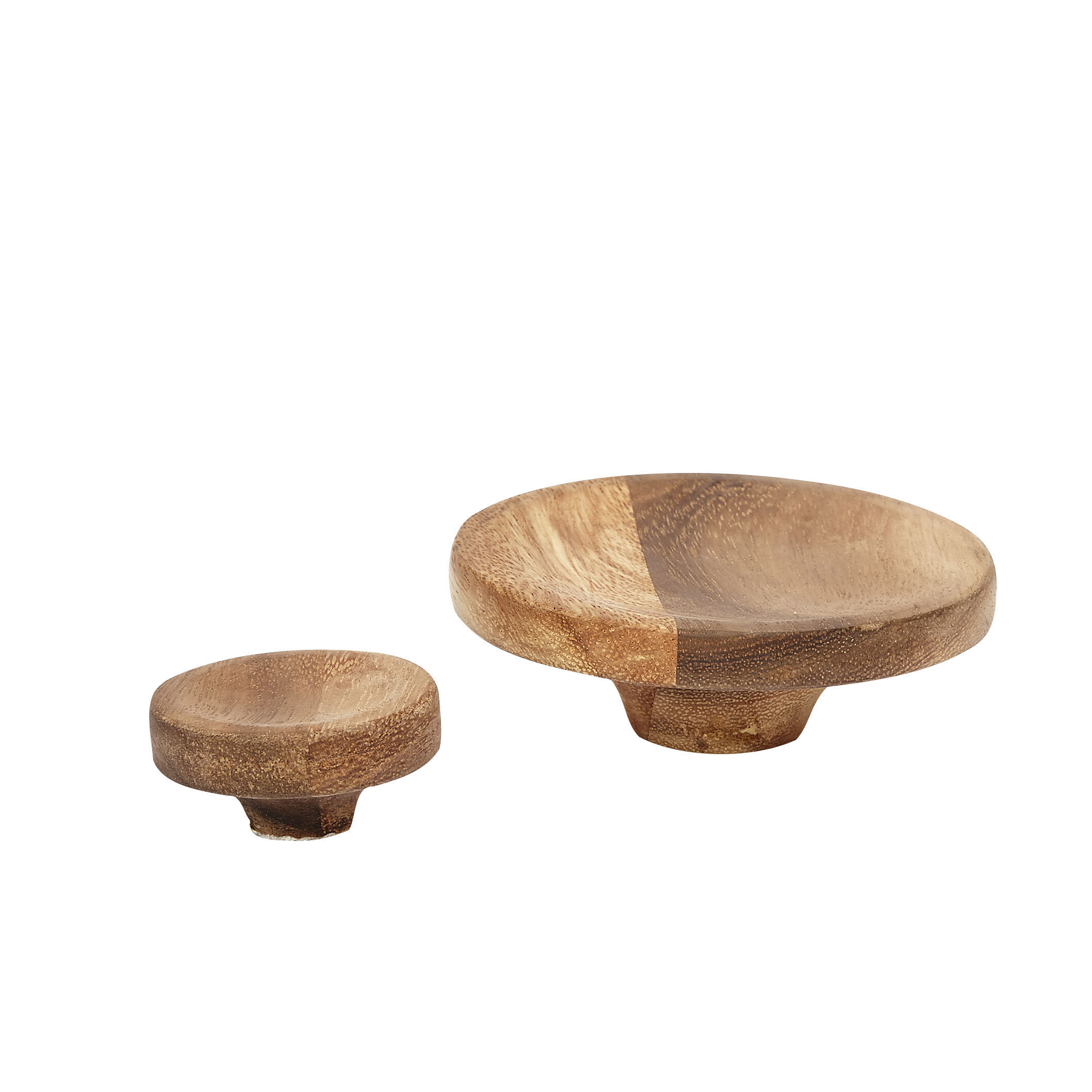 Hübsch Grain Haken Naturfarben (2er Set)