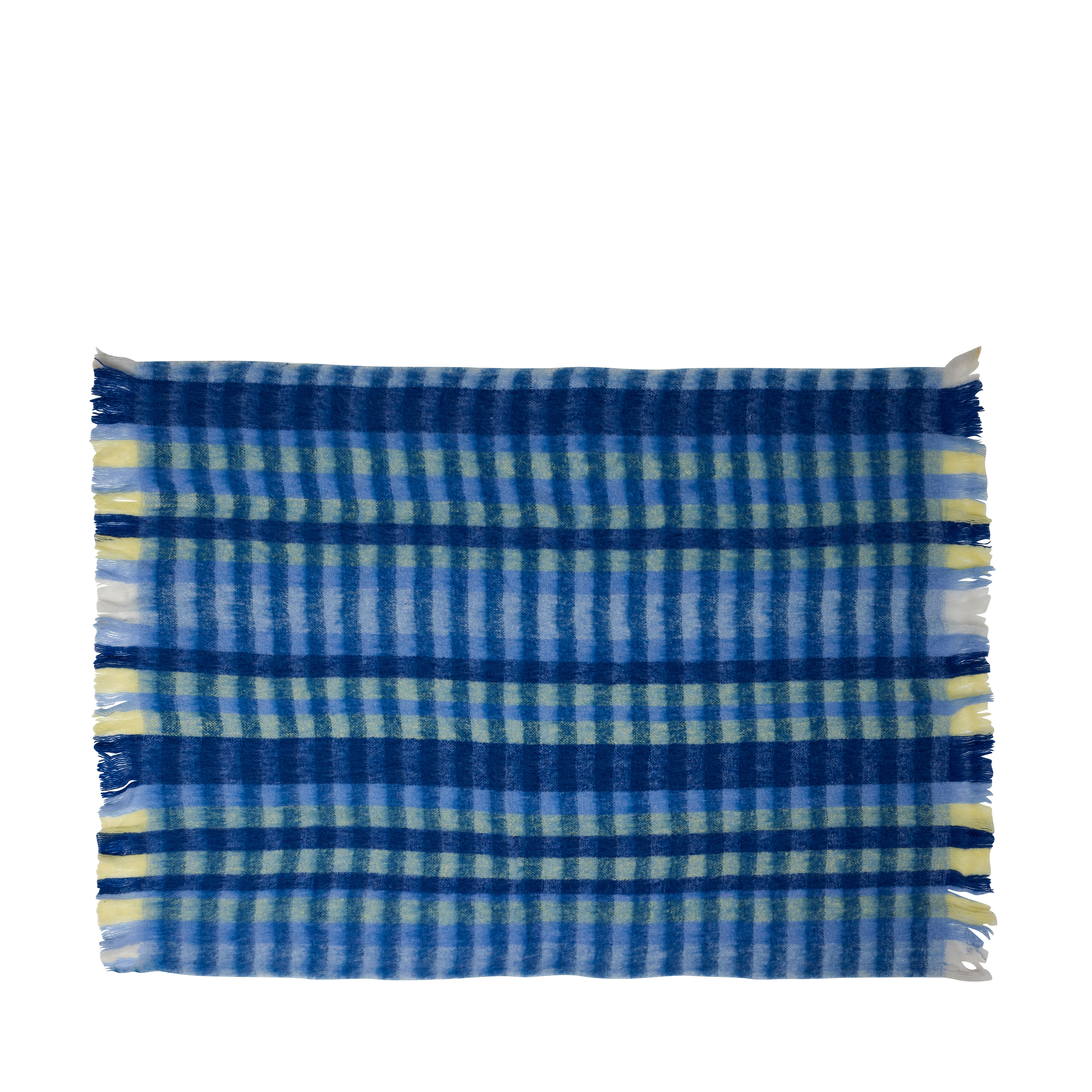 Hübsch Loom Decke Blau