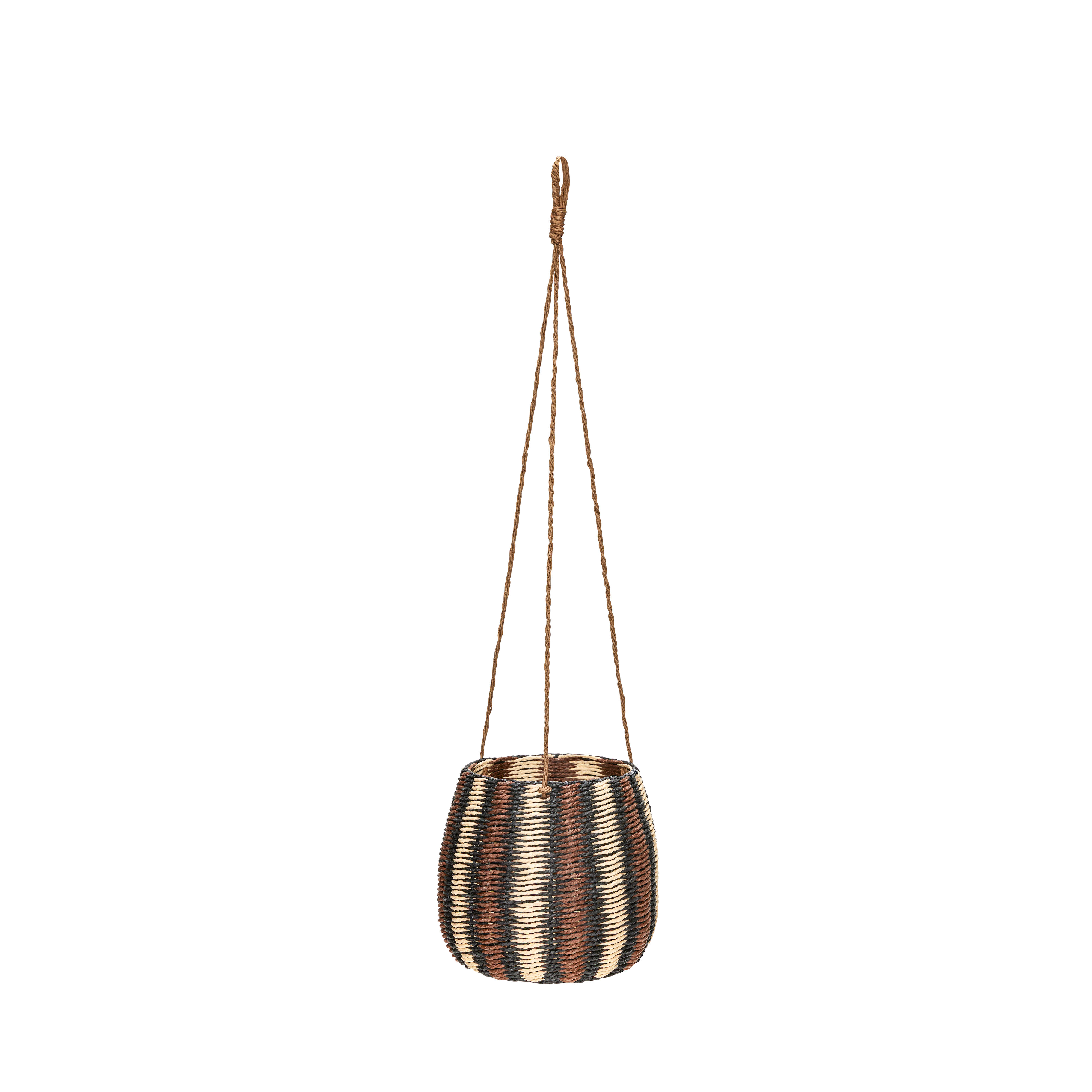 Hübsch Faye Kurv Airy Beige/Brun/Rødbrun