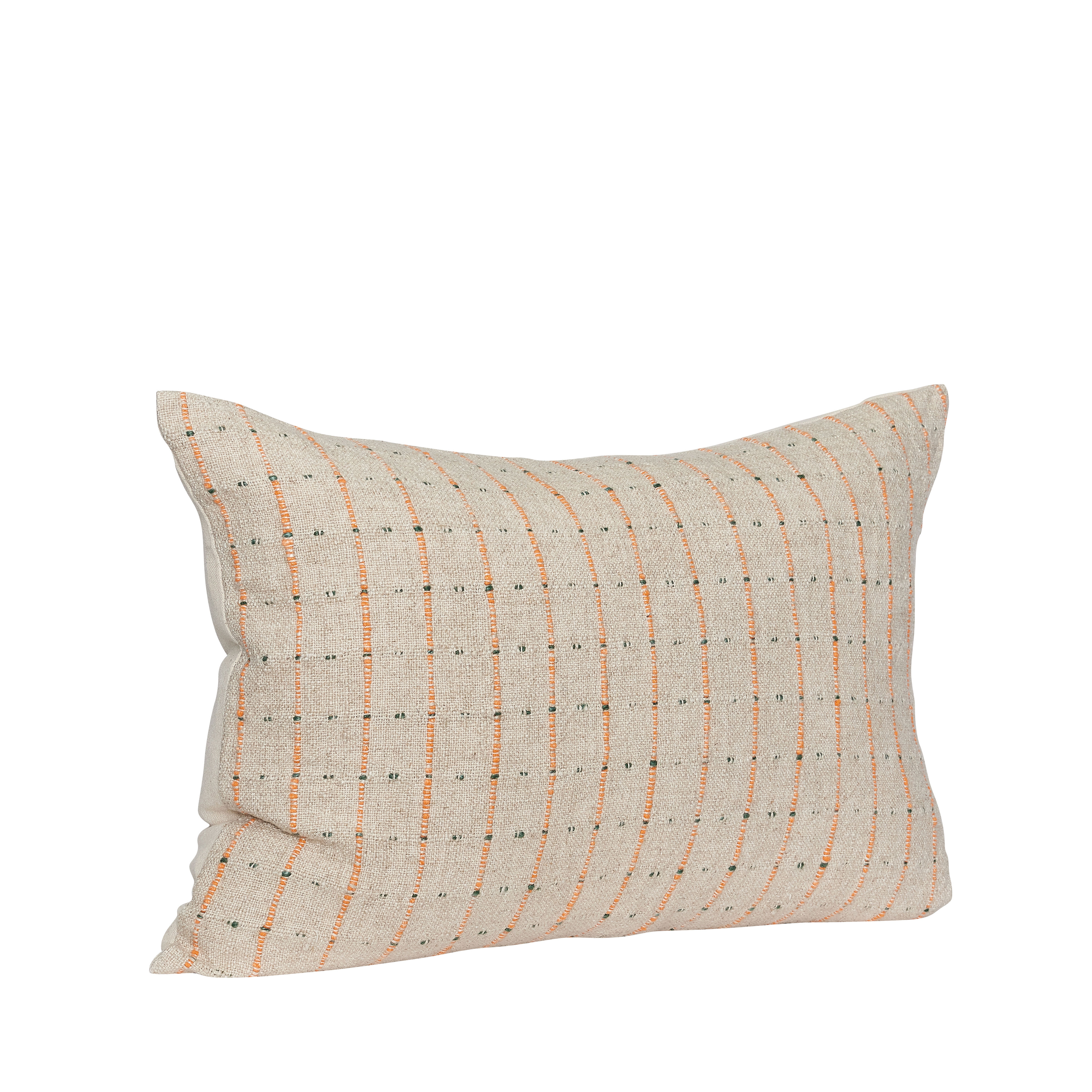 Hübsch Rhythmic Kissen Beige/Orange/Schwarz