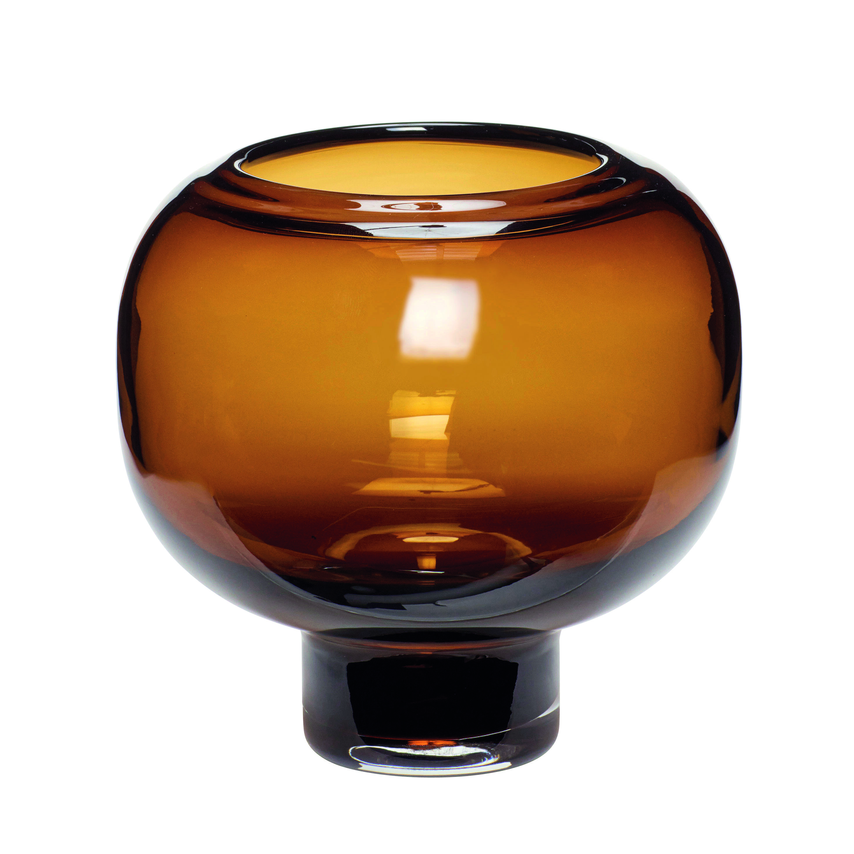 Hübsch Rue Vase Bernstein