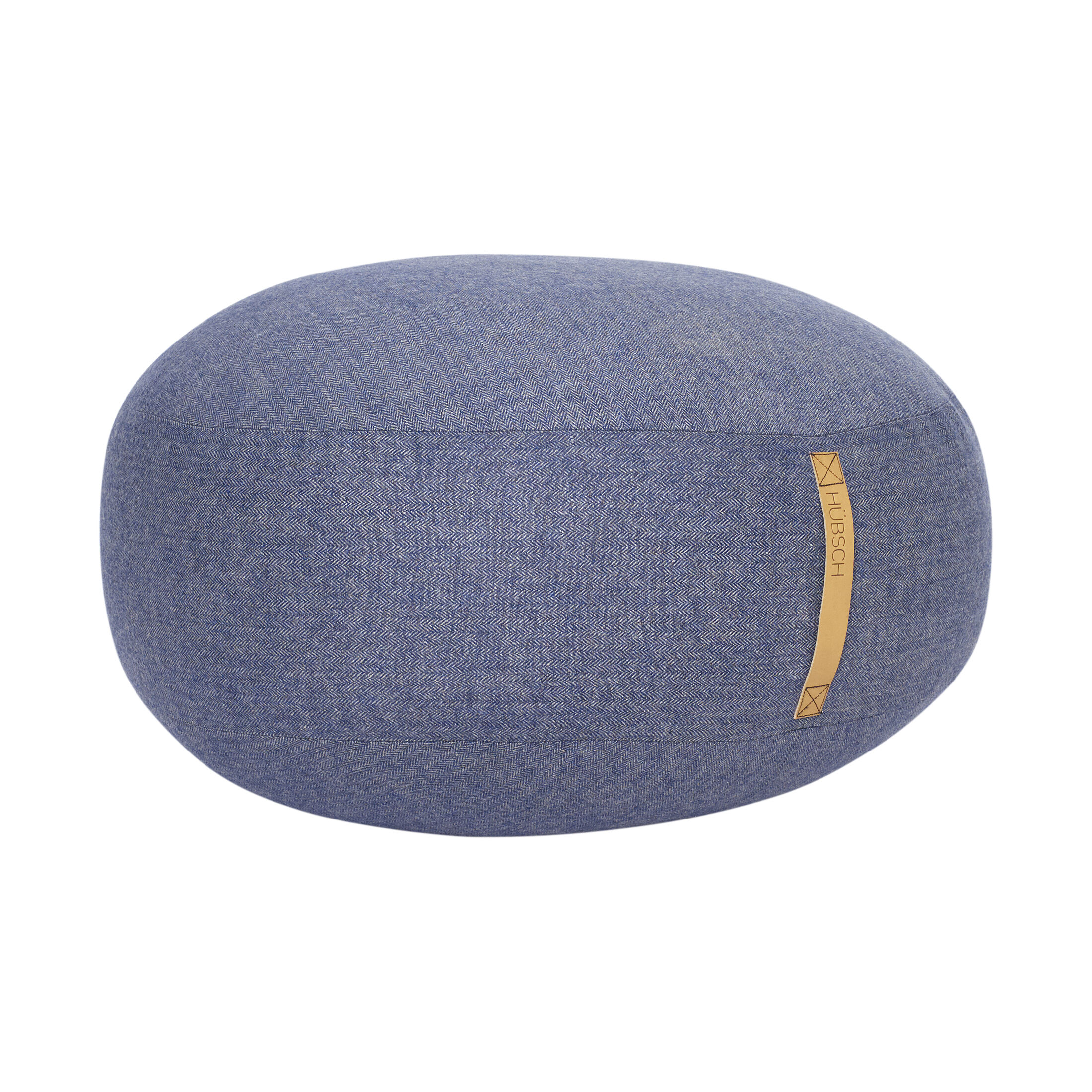 Hübsch Mochi Pouf Ø70 Blau