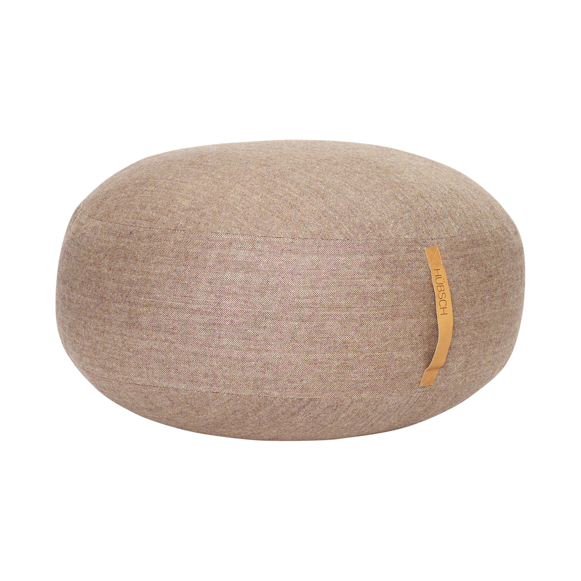 Hübsch Mochi Pouf Ø70 Braun