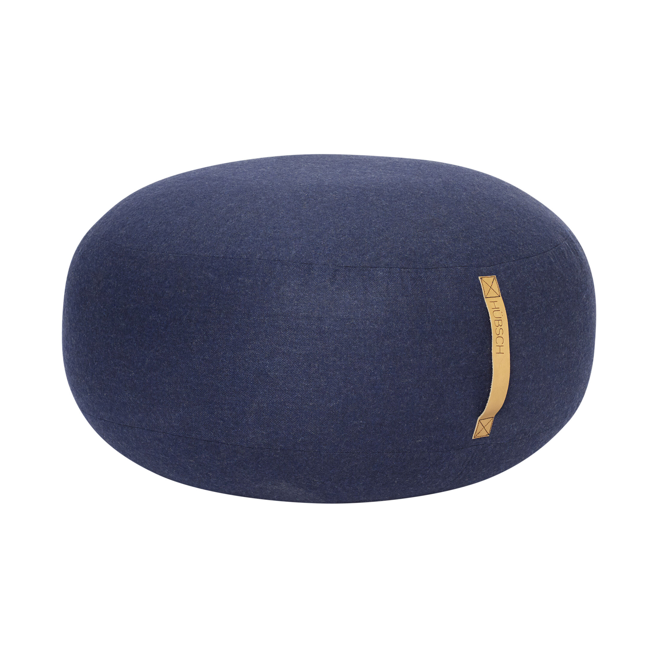 Hübsch Mochi Pouf Ø70 Blau