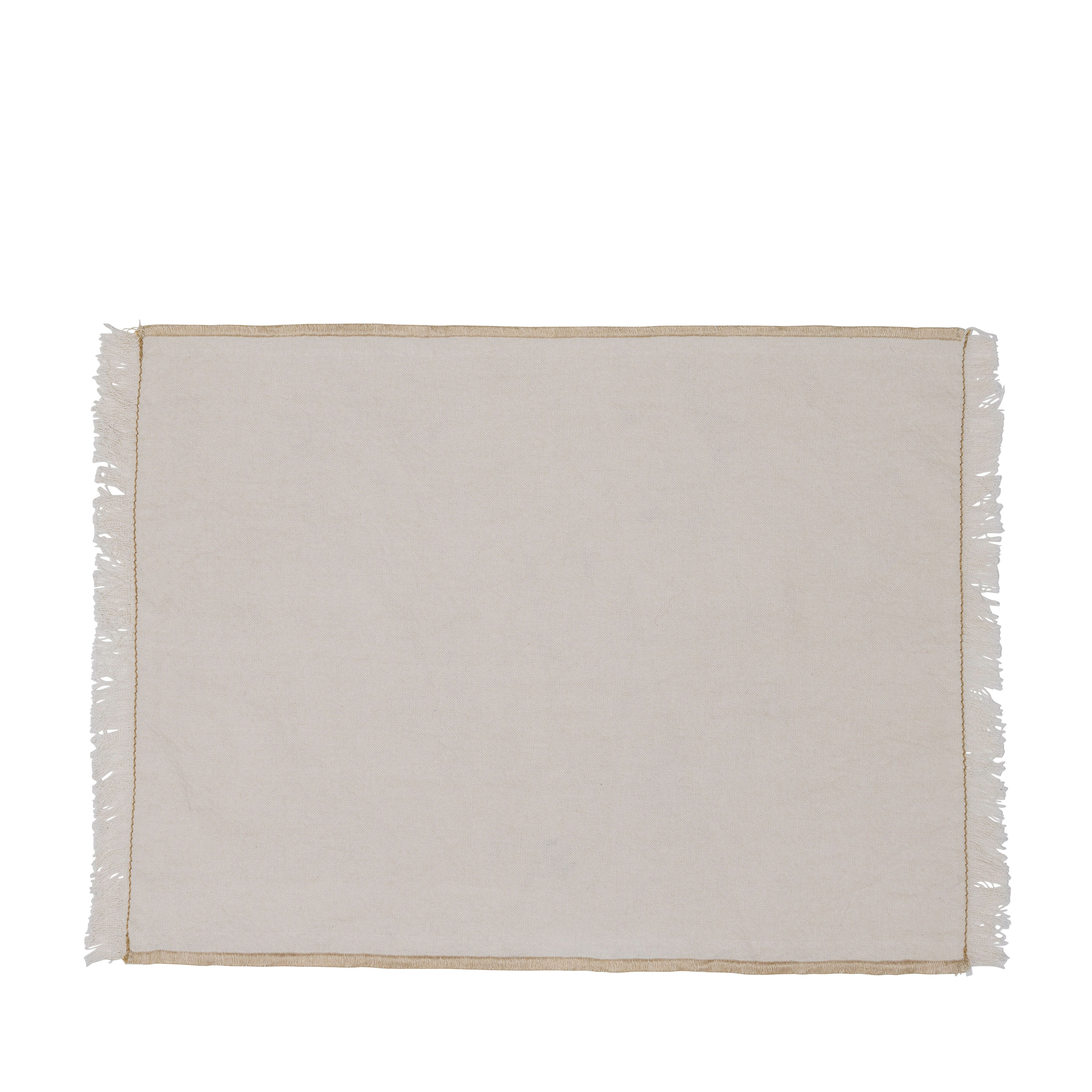 Hübsch Sera Tischset/Serviette Beige/Sandfarben