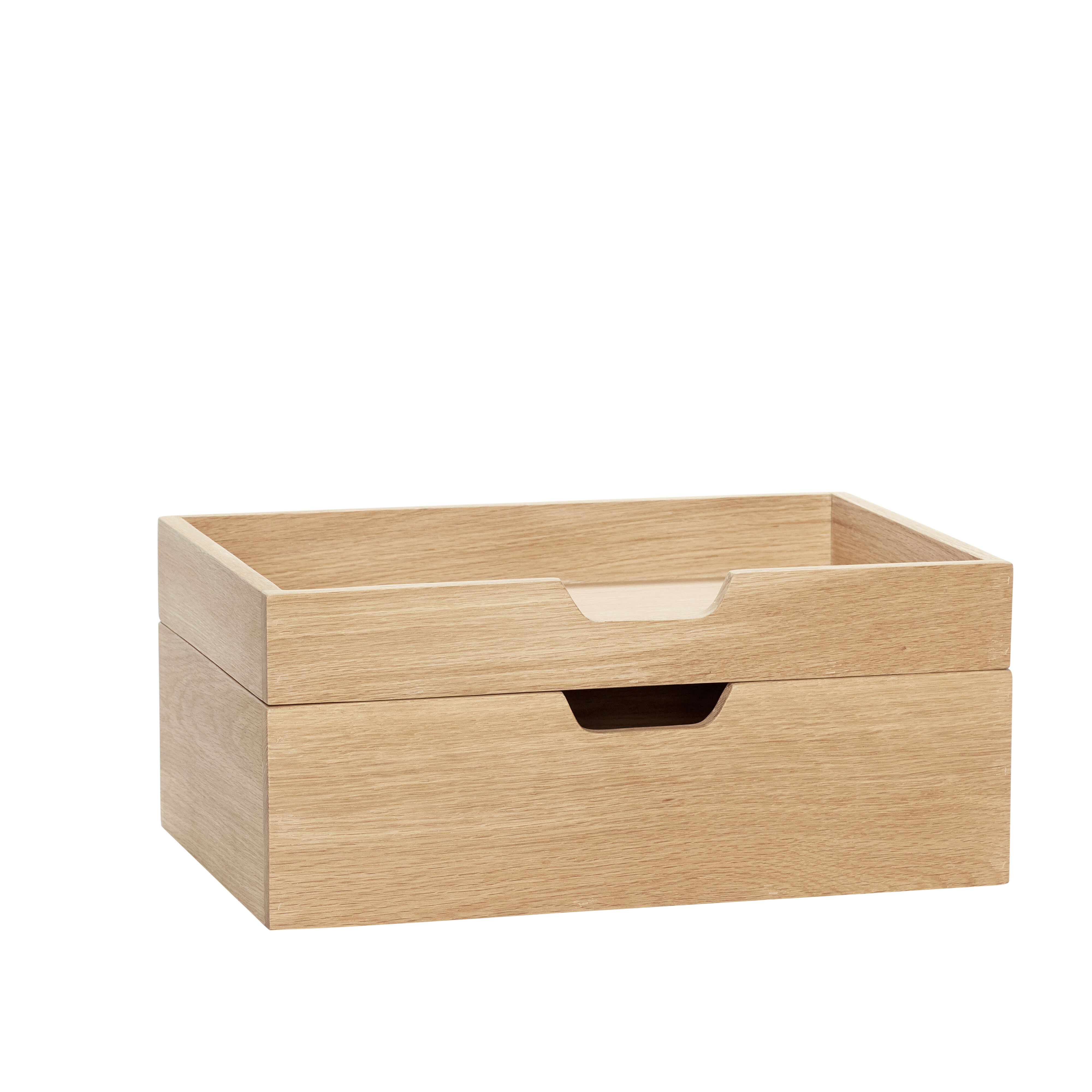 Hübsch Note Aufbewahrungsbox Naturfarben (2er Set)