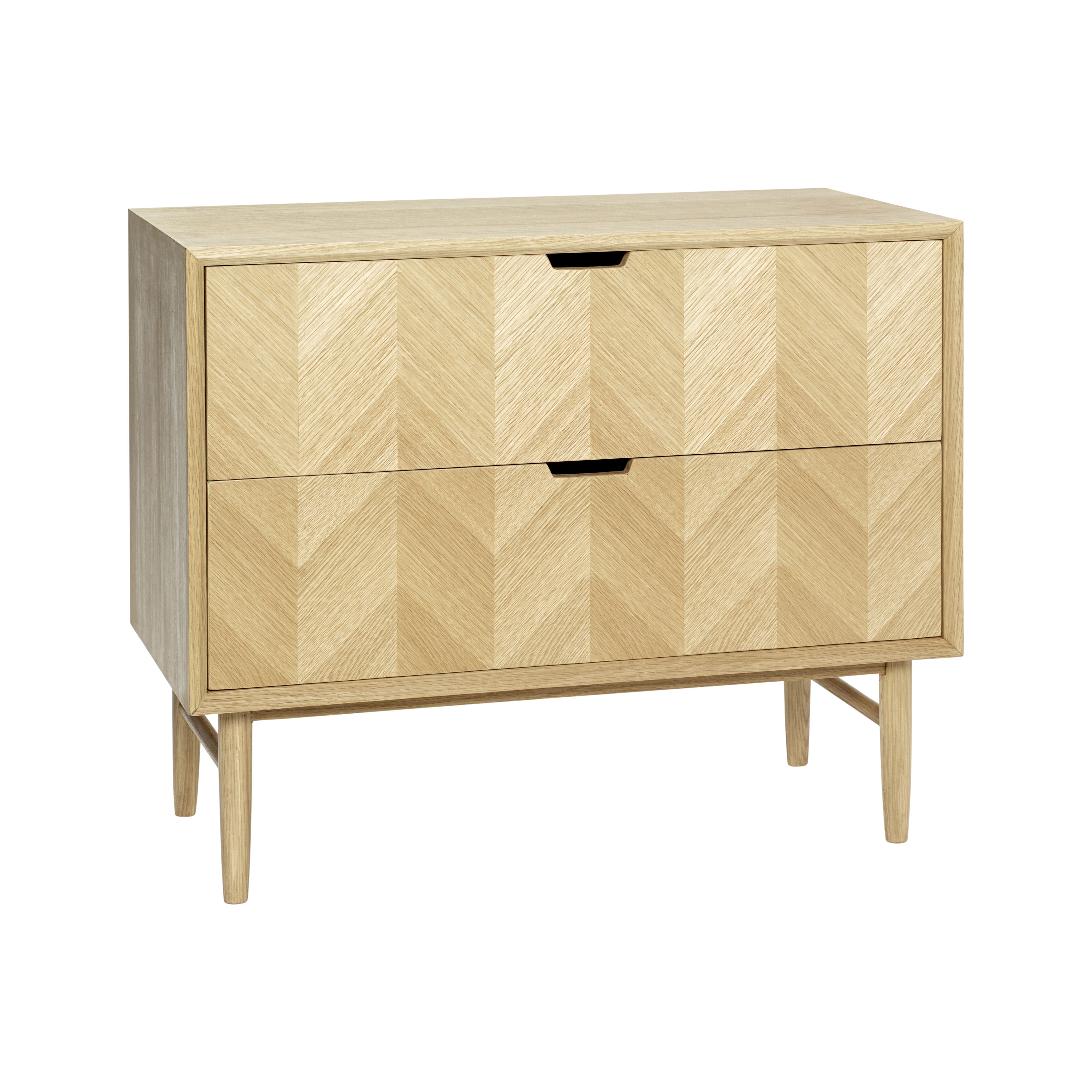 Hübsch Herringbone Kommode Skuffer Natur