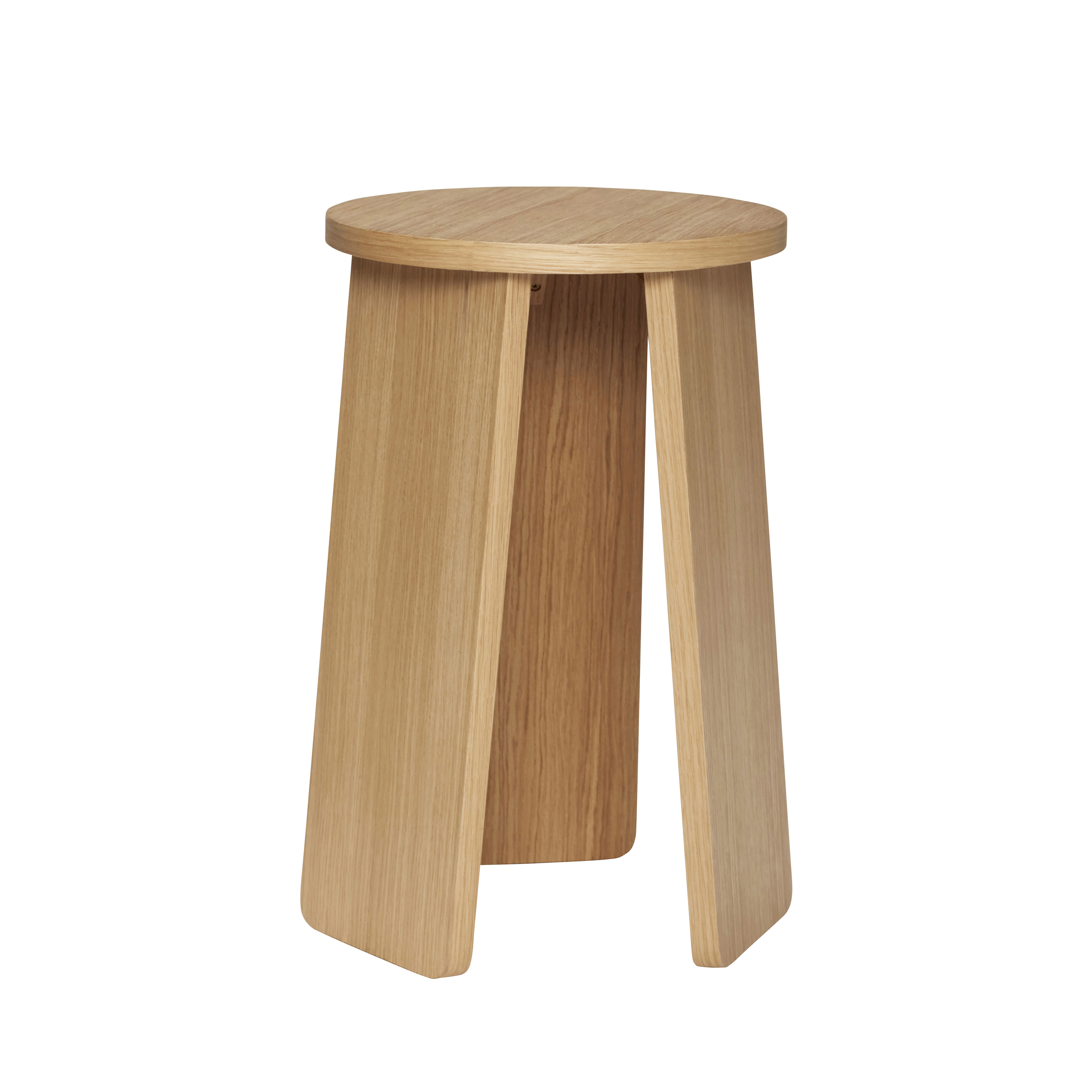 Hübsch Split Hocker Dreifach Naturfarben
