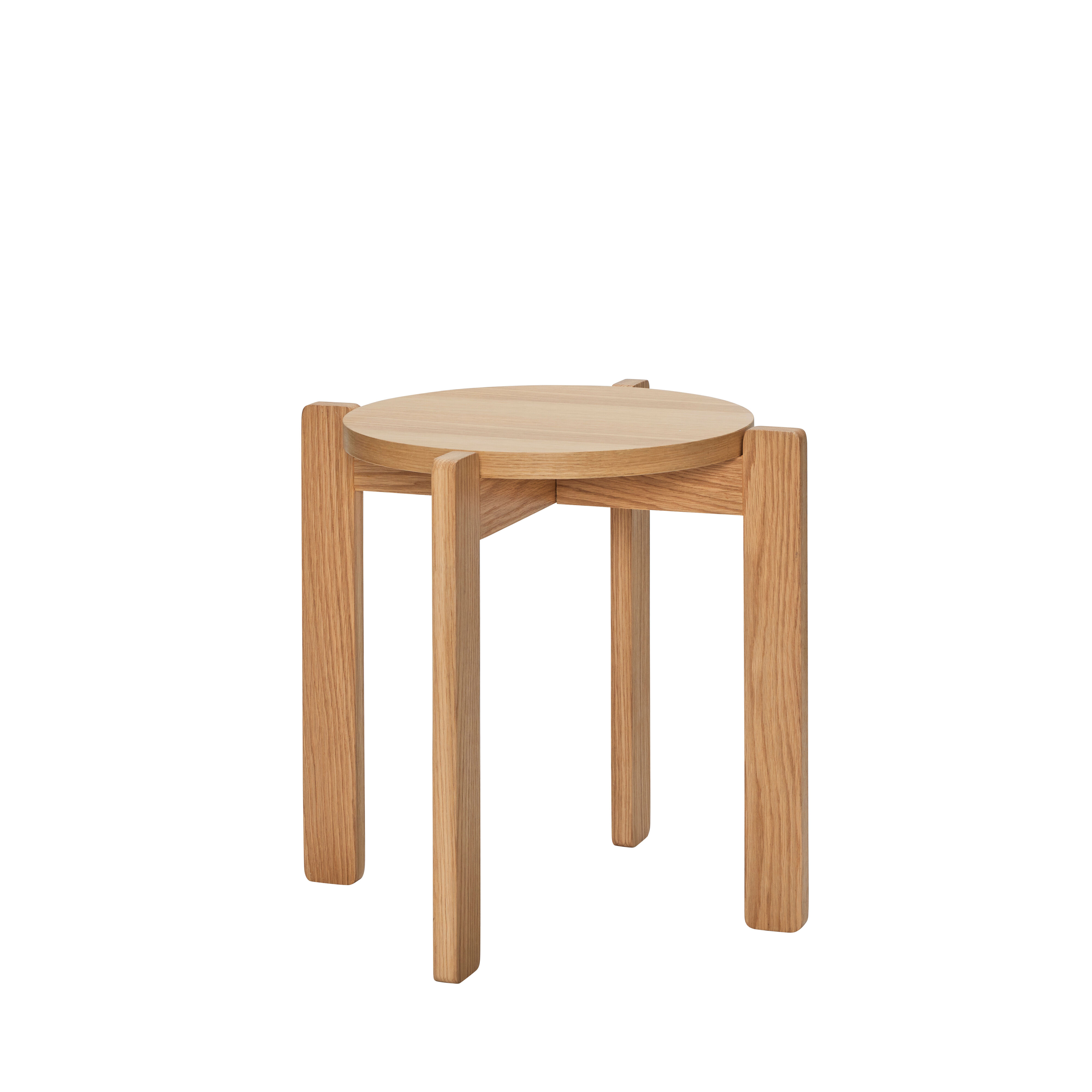 Hübsch Always Hocker Naturfarben