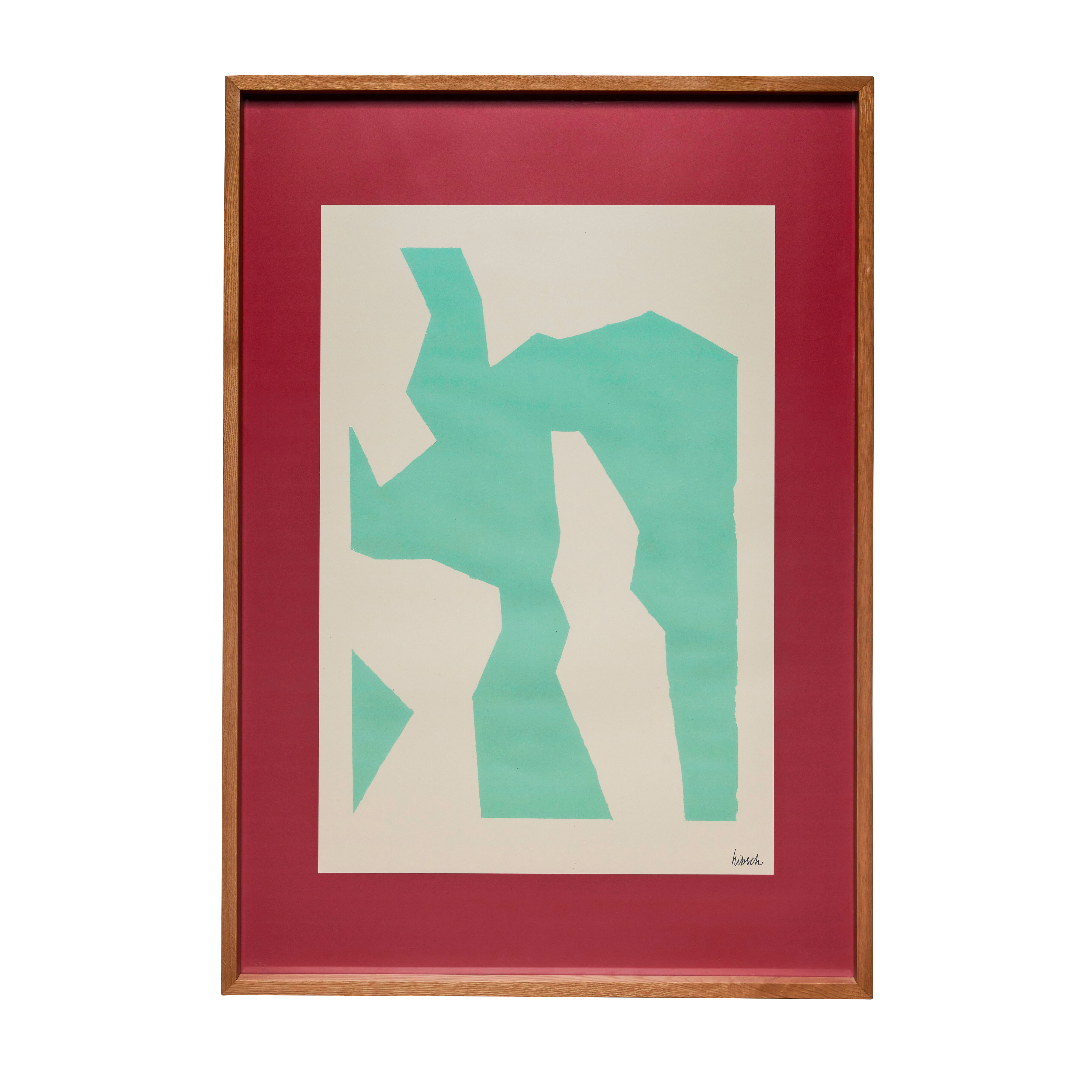 Hübsch Studio Rahmen 70x100 Naturfarben