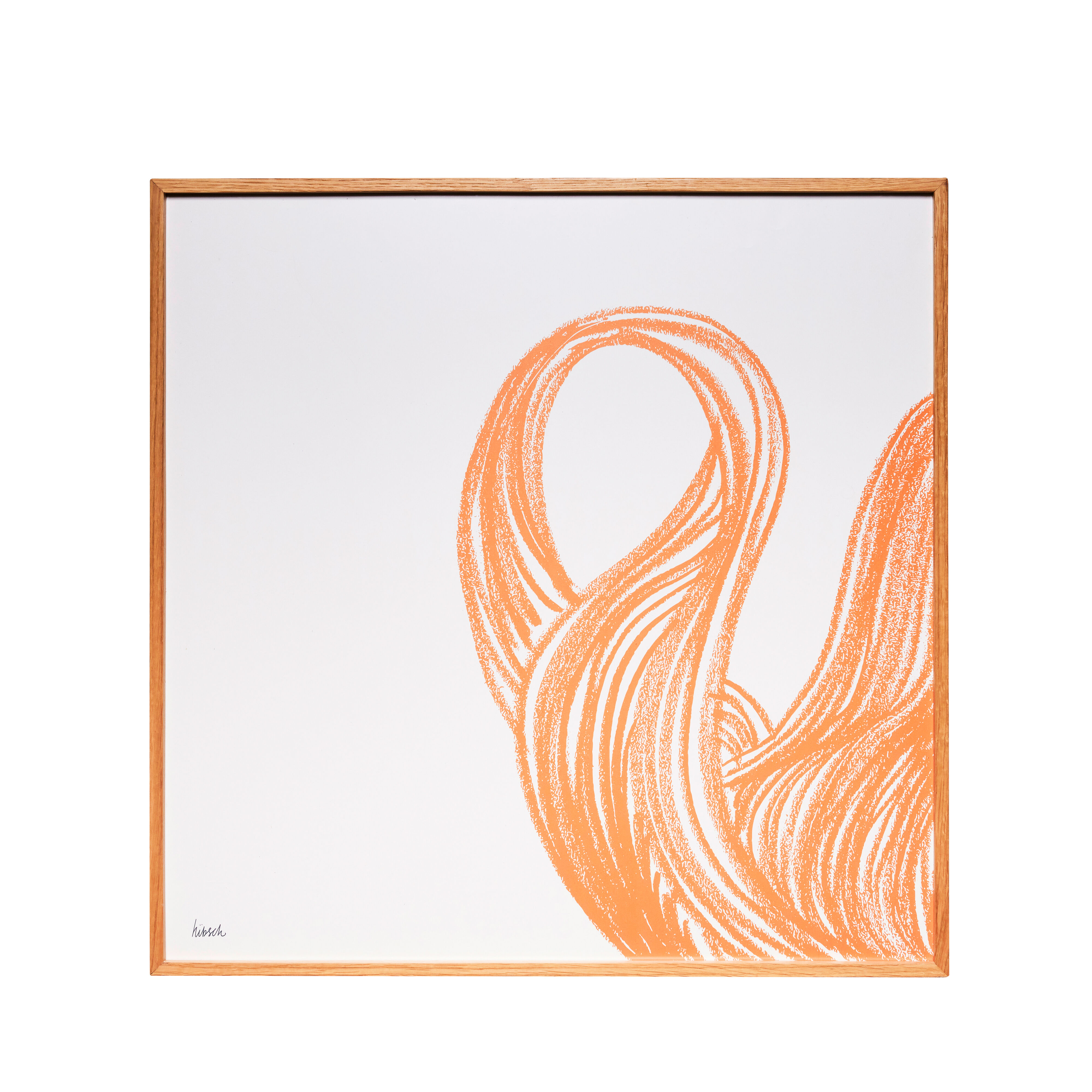 Hübsch Hello Rahmen 80x80 Naturfarben