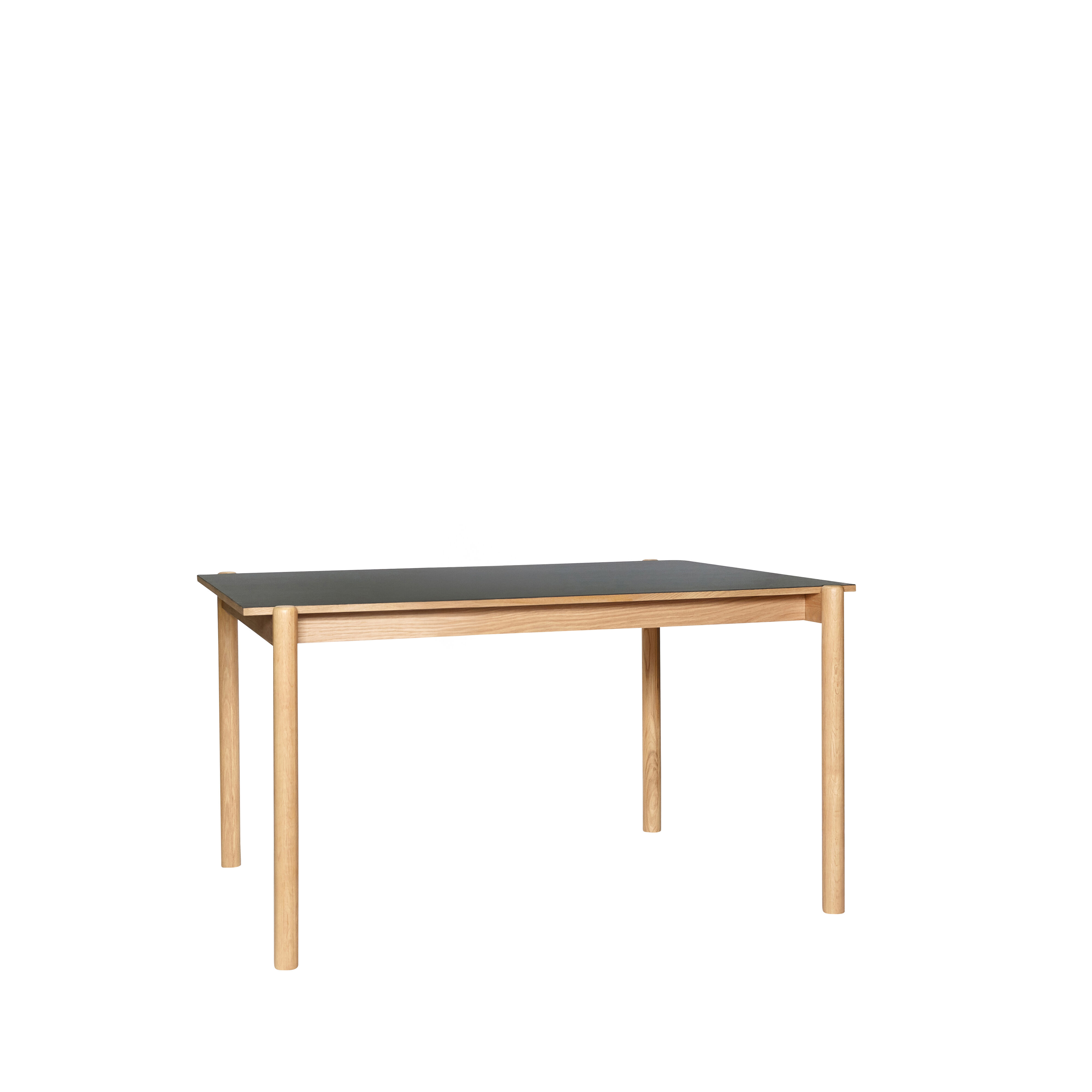 Hübsch Oblique Schreibtisch Schwarz