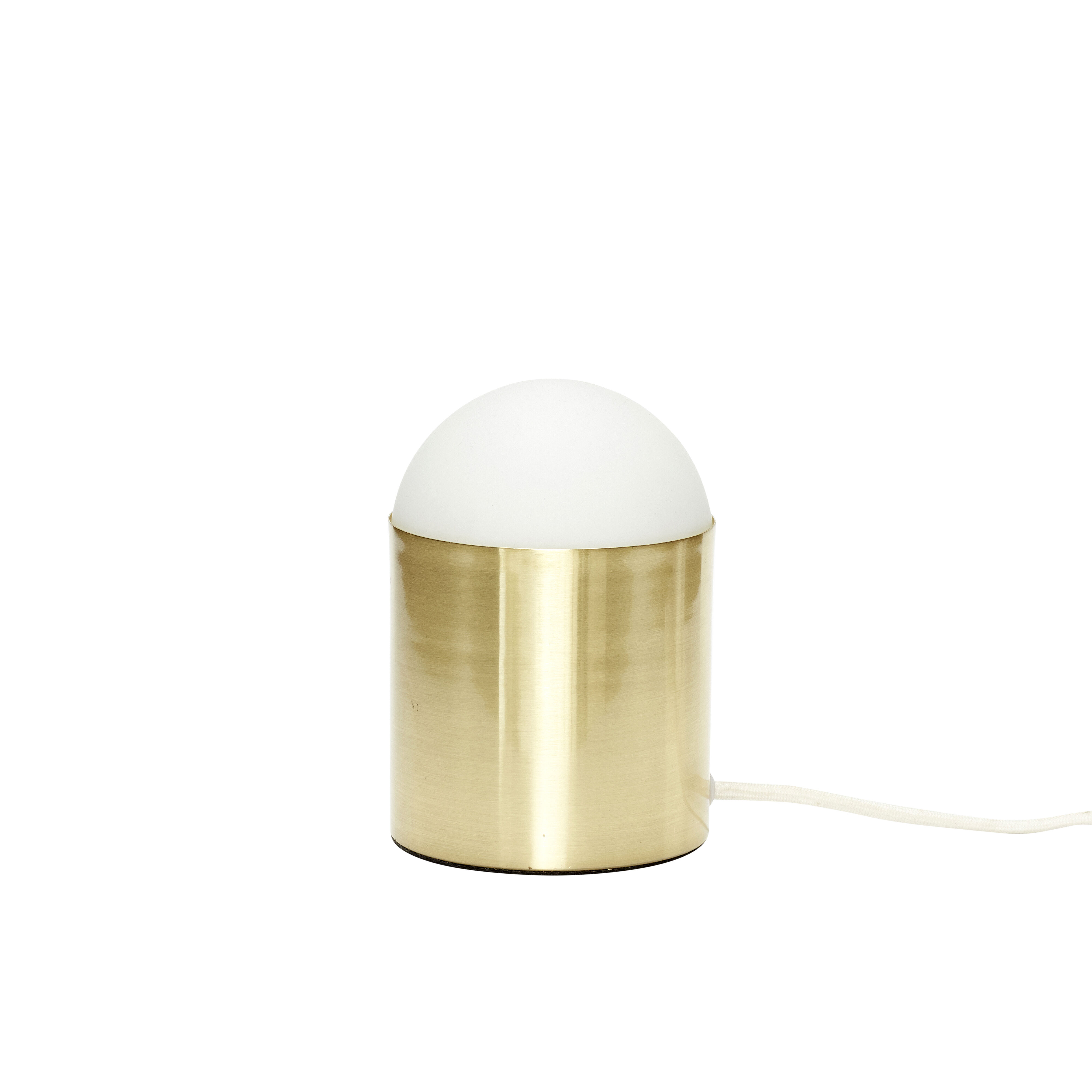 Hübsch Sculpture Tischlampe Messingfarben