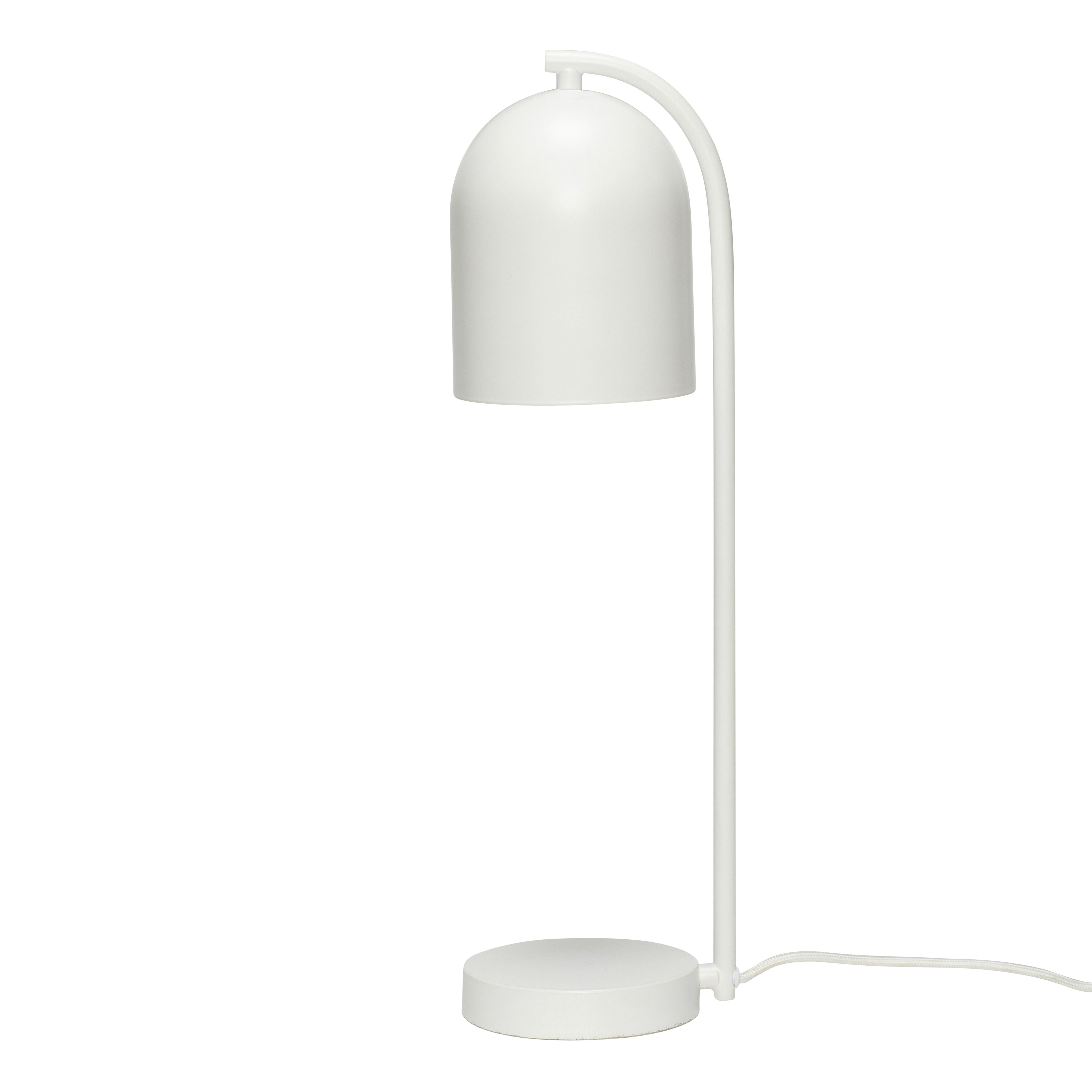 Hübsch Shy Tischlampe Weiß
