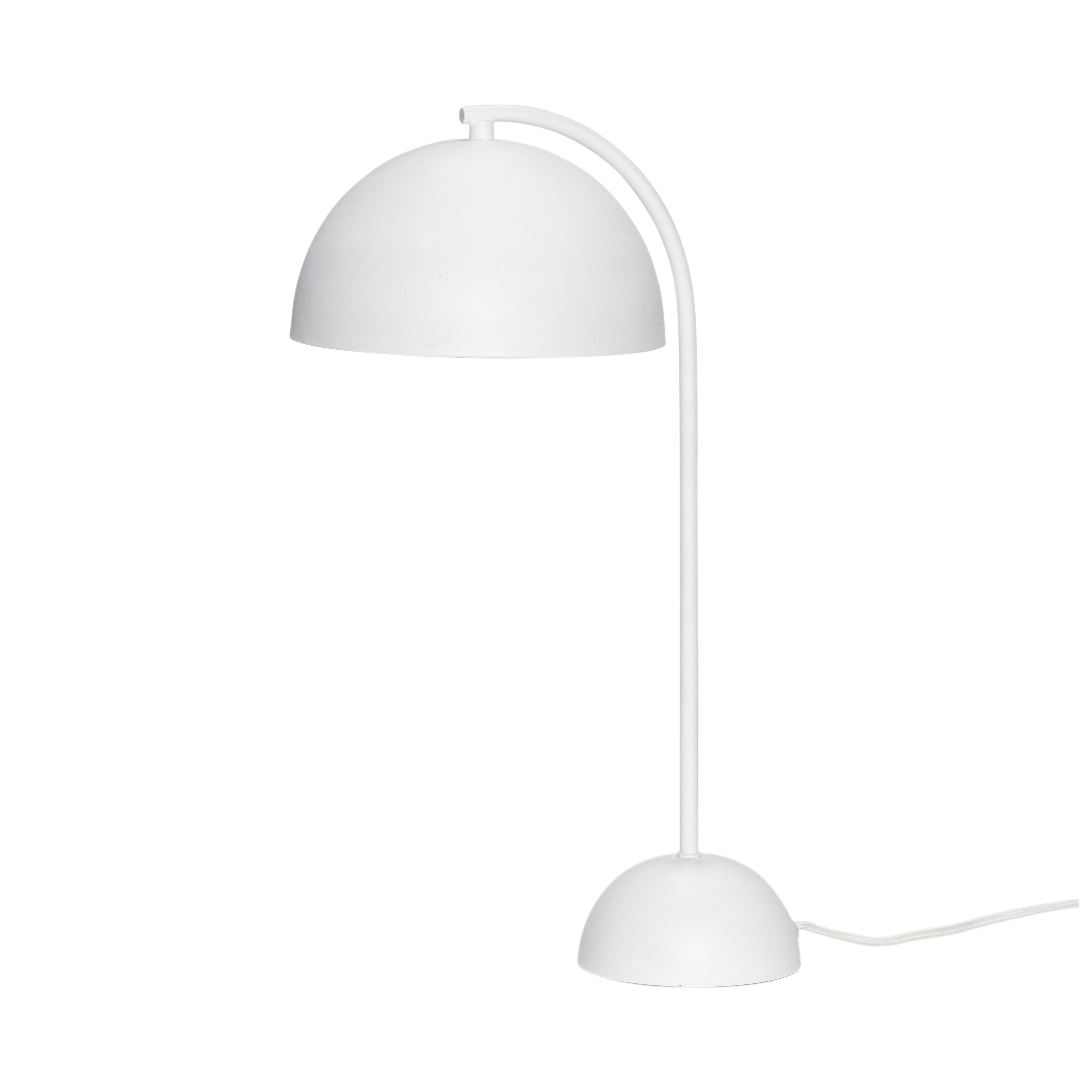 Hübsch Form Tischlampe Weiß