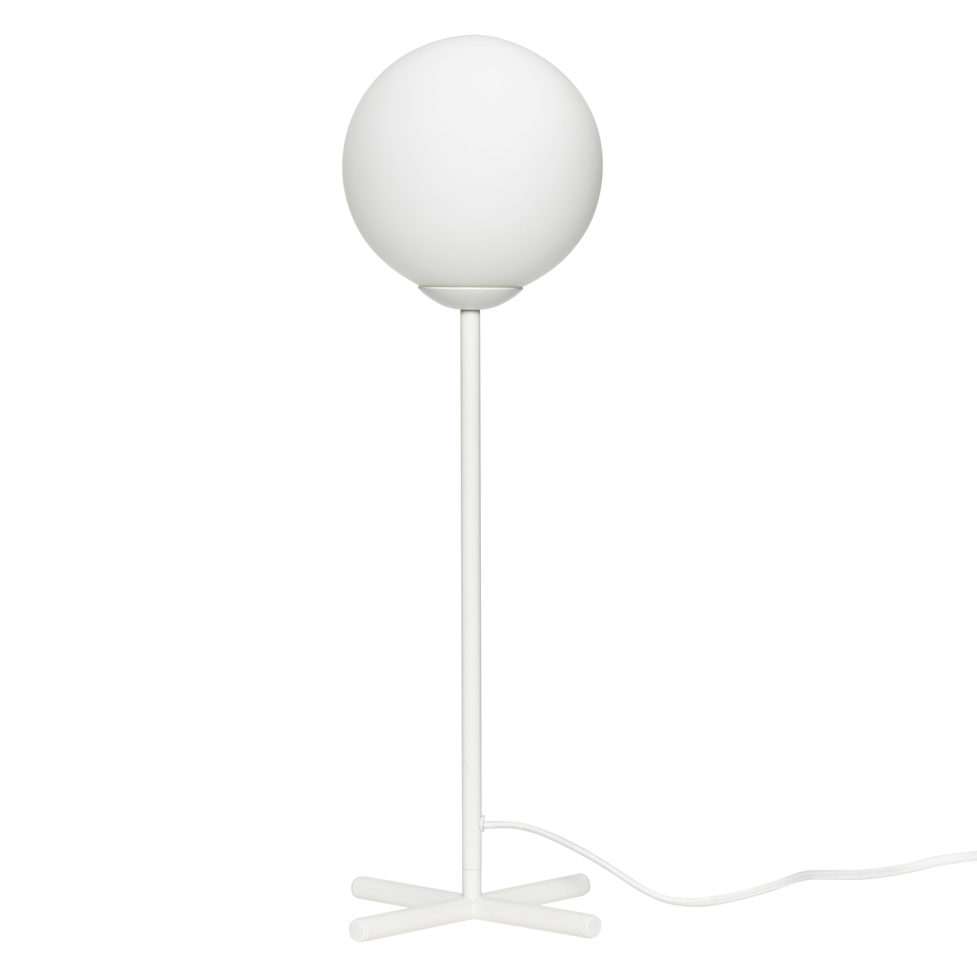 Hübsch Champ Bordlampe Hvid