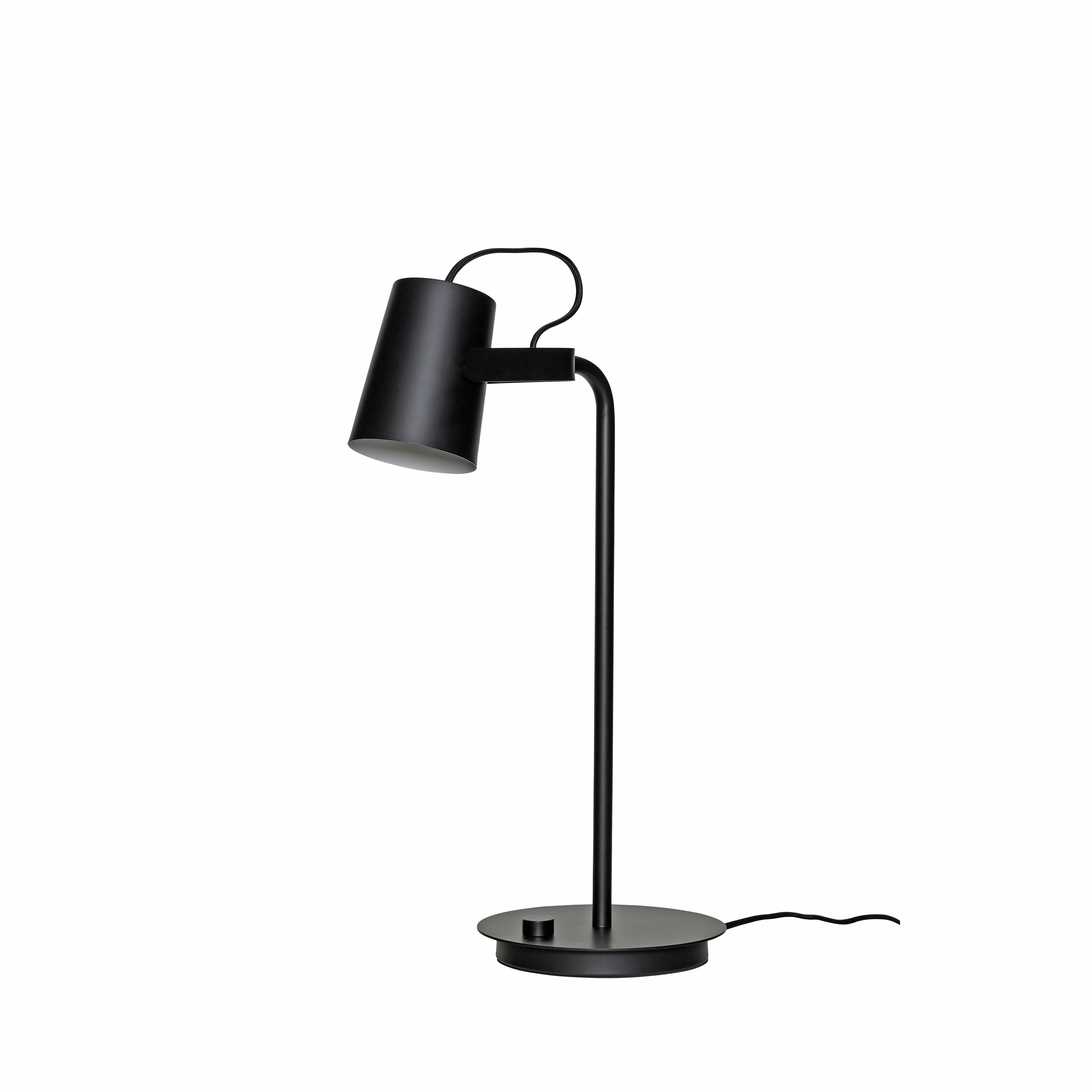 Hübsch Ardent Tischlampe Schwarz