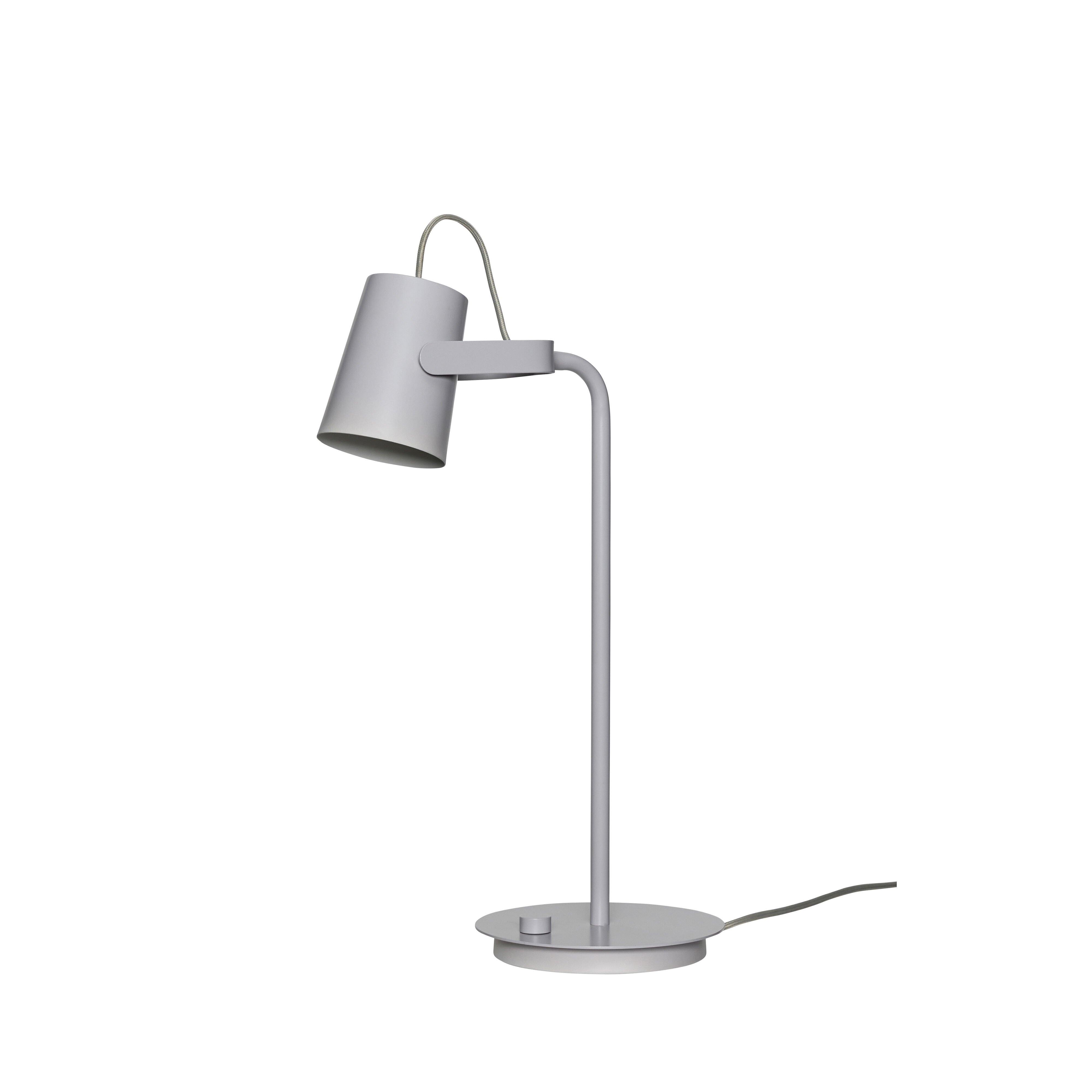 Hübsch Ardent Tischlampe Hellgrau