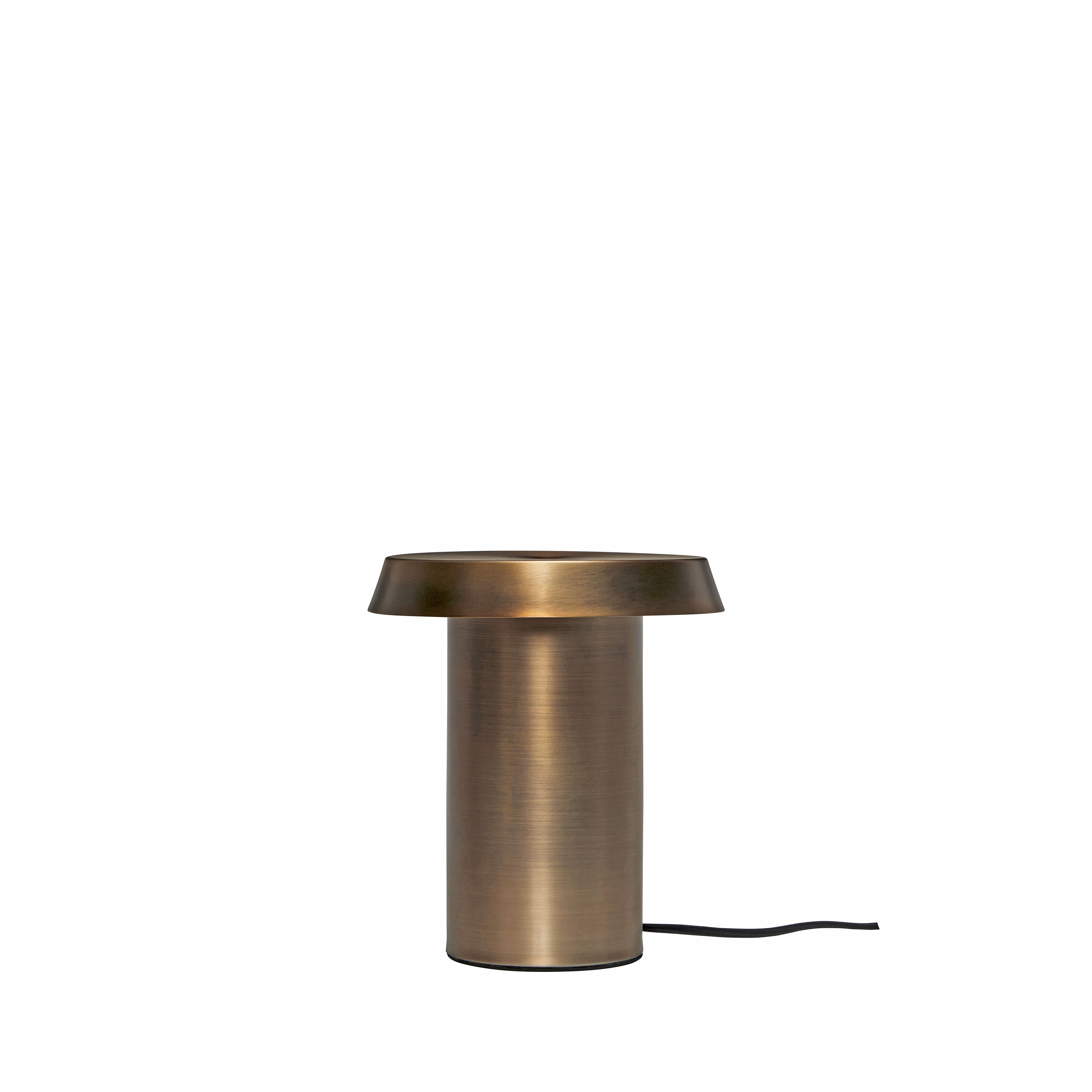 Hübsch Keen Tischlampe Brüniertes messing