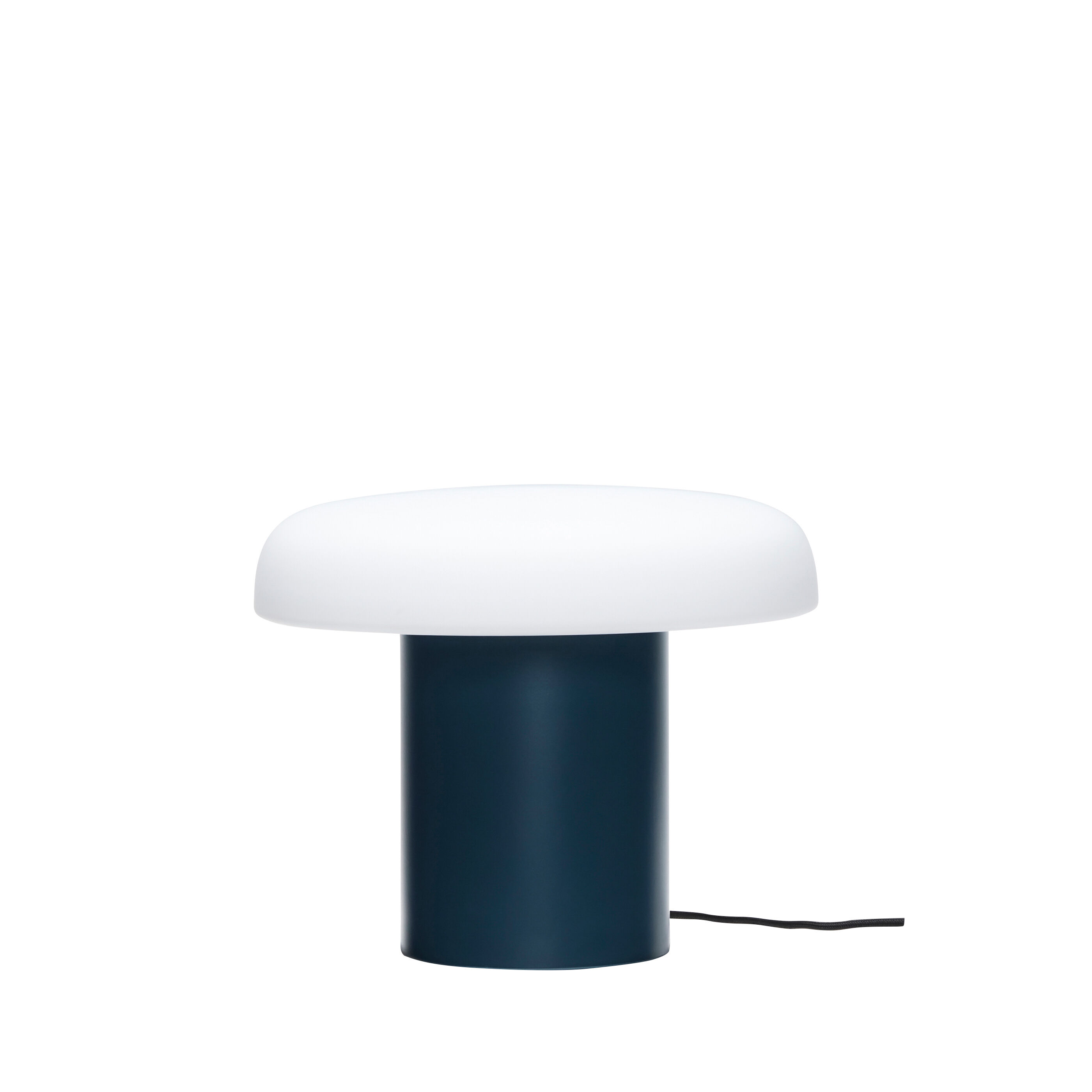 Hübsch Ateliers Tischlampe Dunkelblau/Weiß