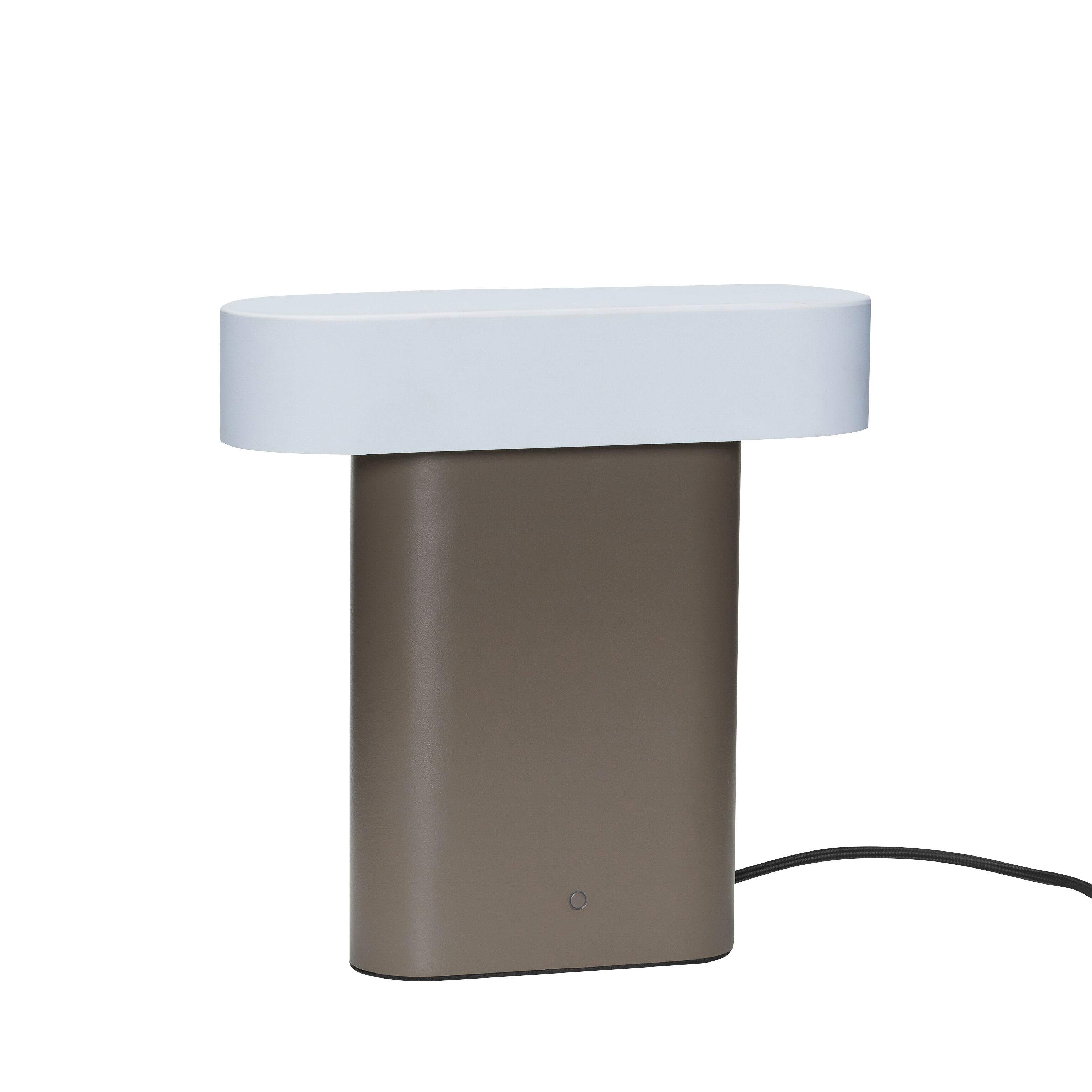 Hübsch Sleek Tischlampe Braun/Hellgrau