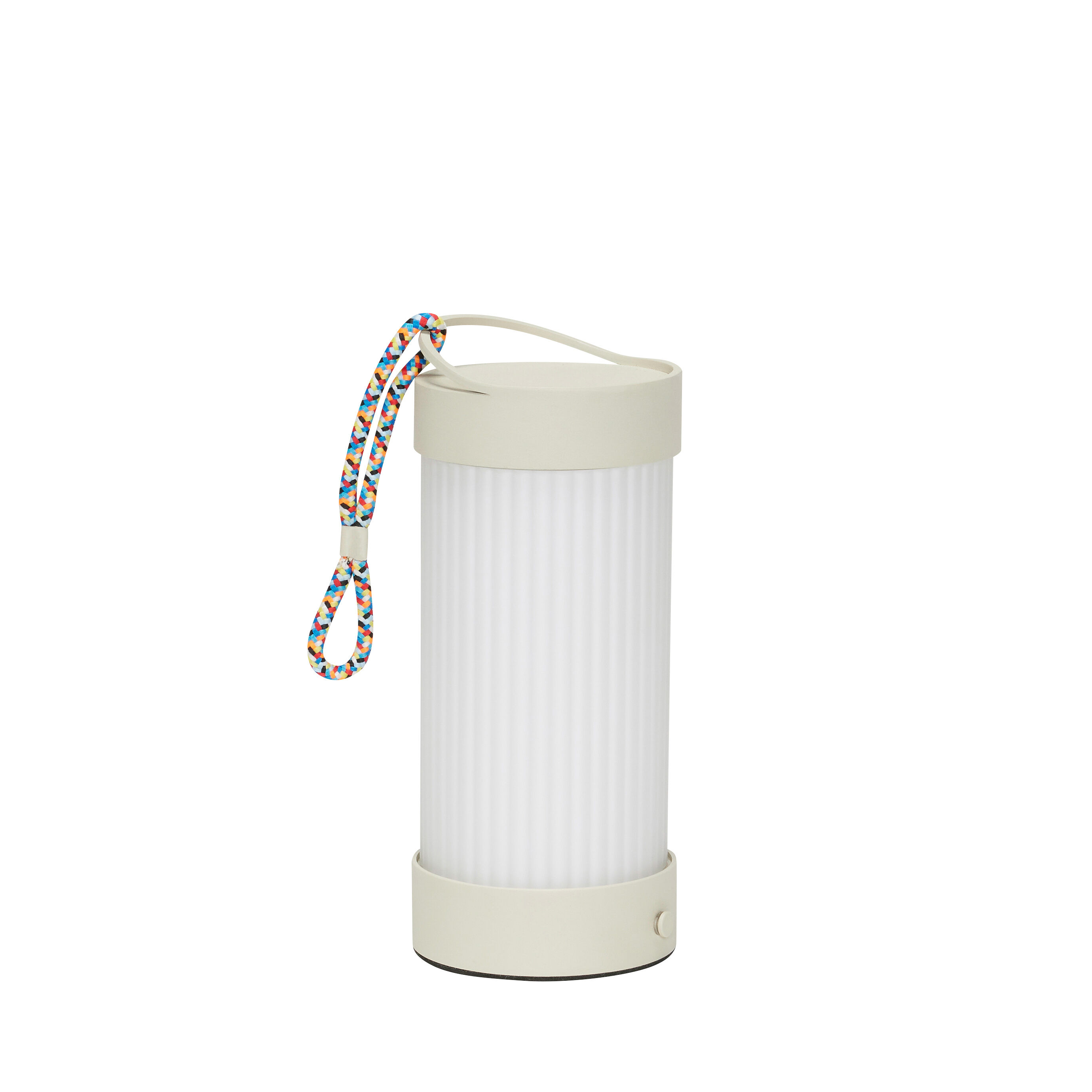 Hübsch Camp Tragbare Lampe Sandfarben