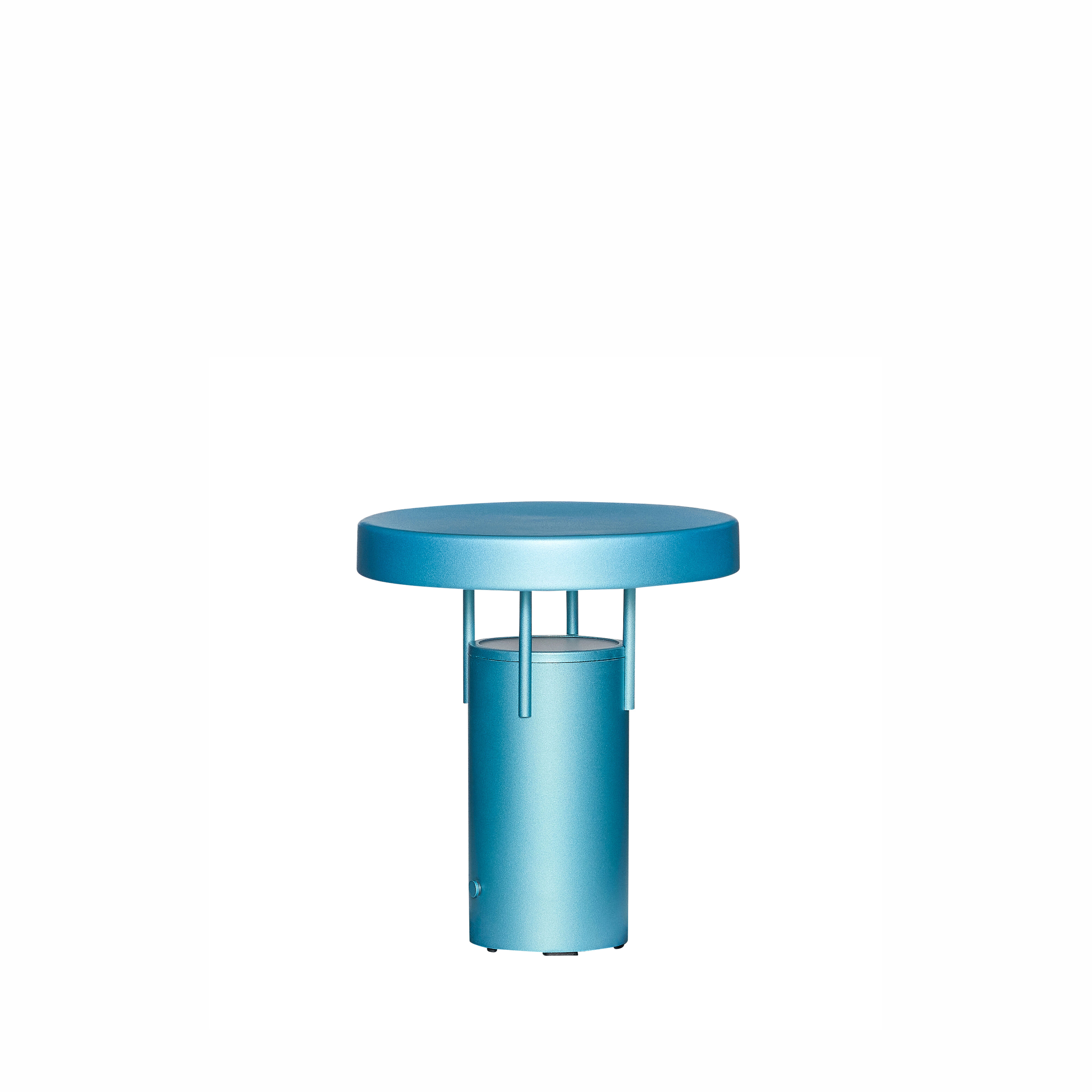Hübsch BringMe Tragbare Lampe Mini Metallic-Türkis