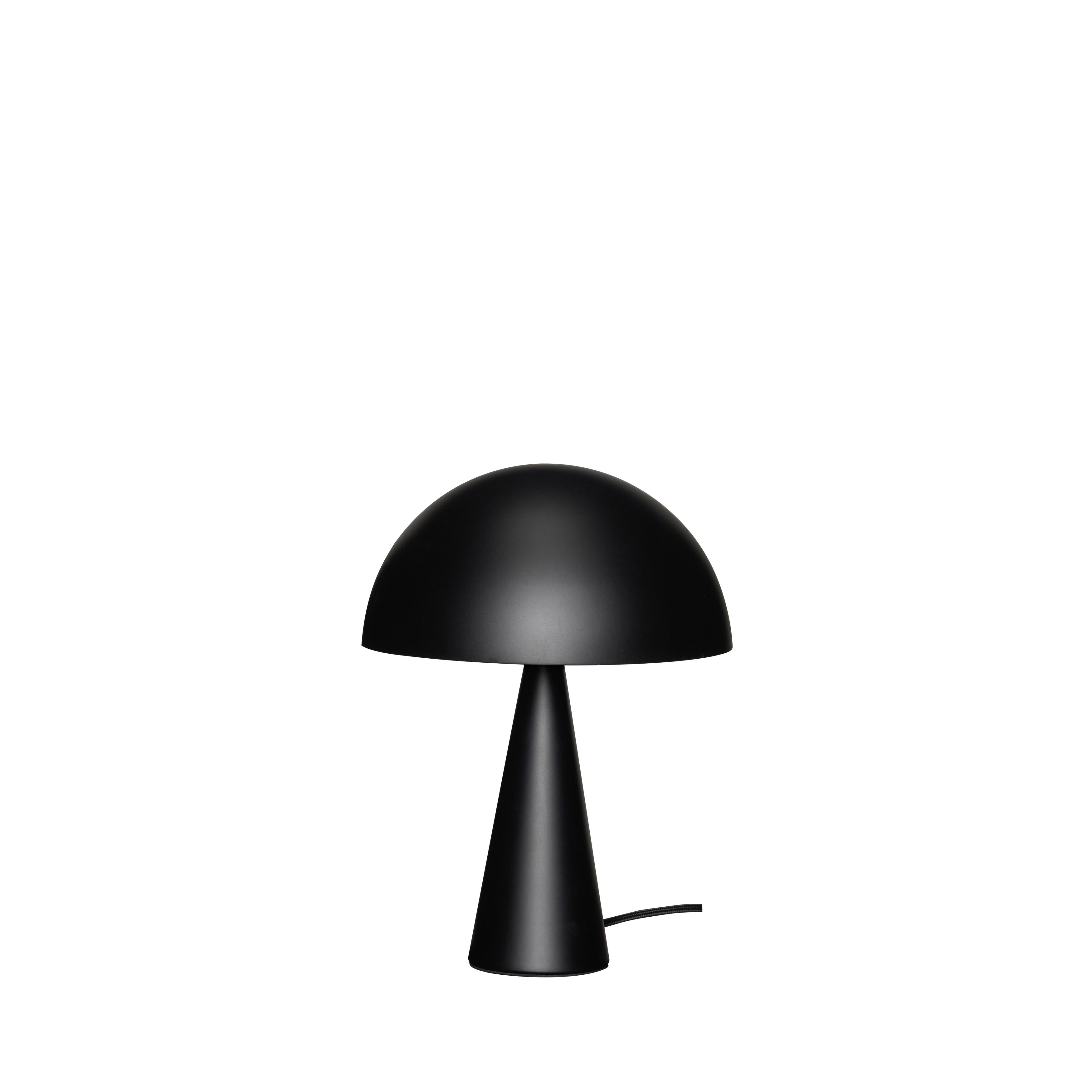 Hübsch Mush Bordlampe Mini Mat Sort
