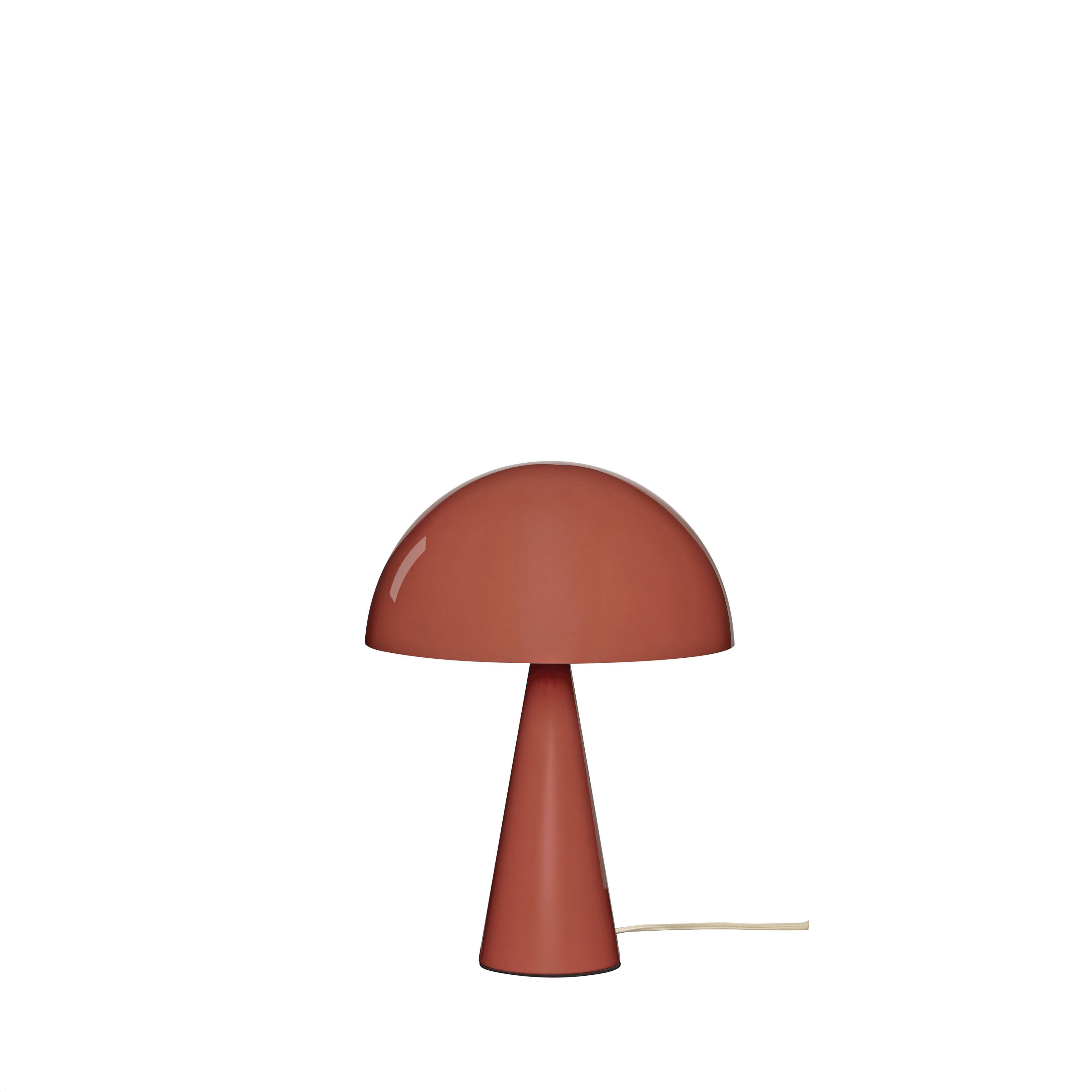 Hübsch Mush Tischlampe Mini Rot
