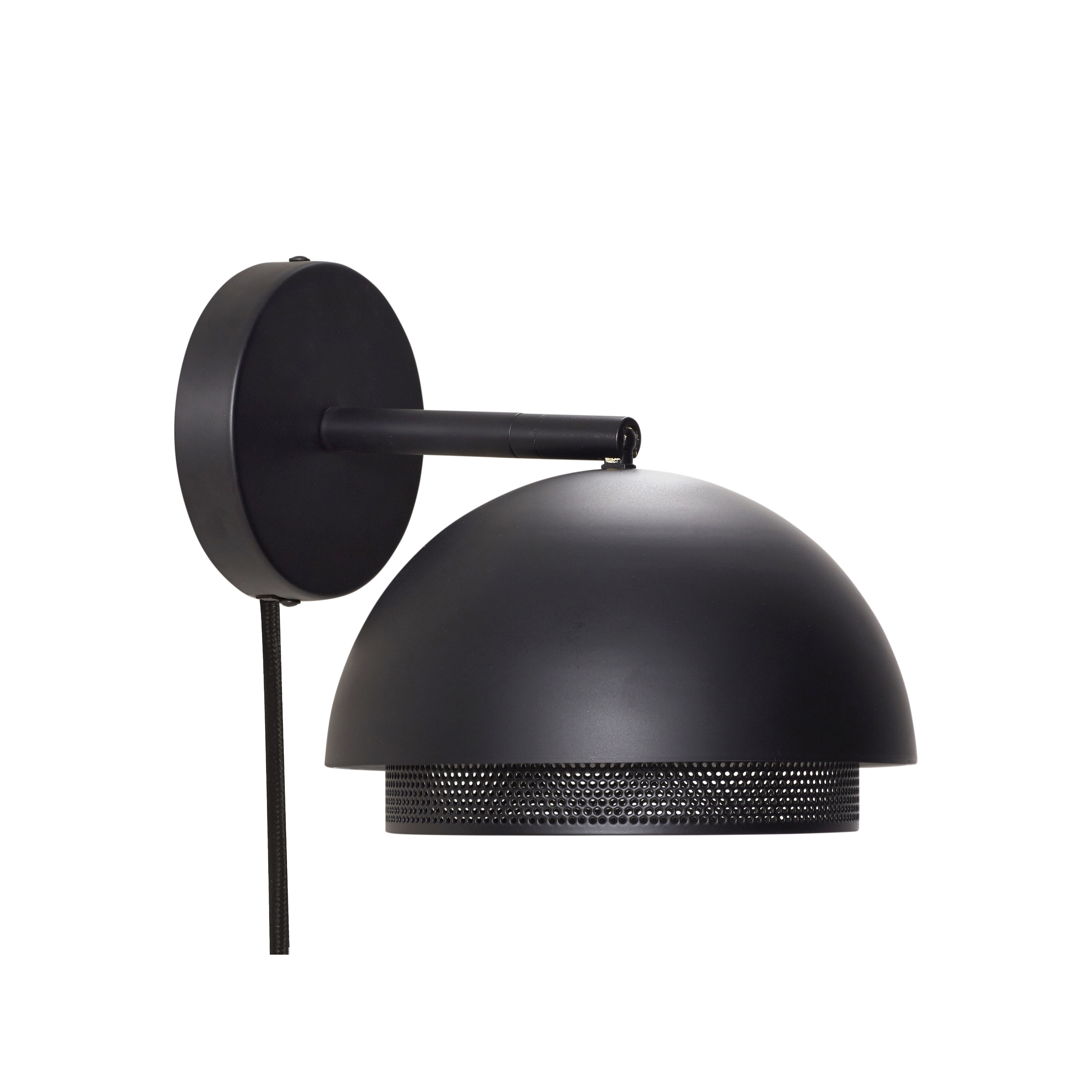 Hübsch Edge Applique murale Noir