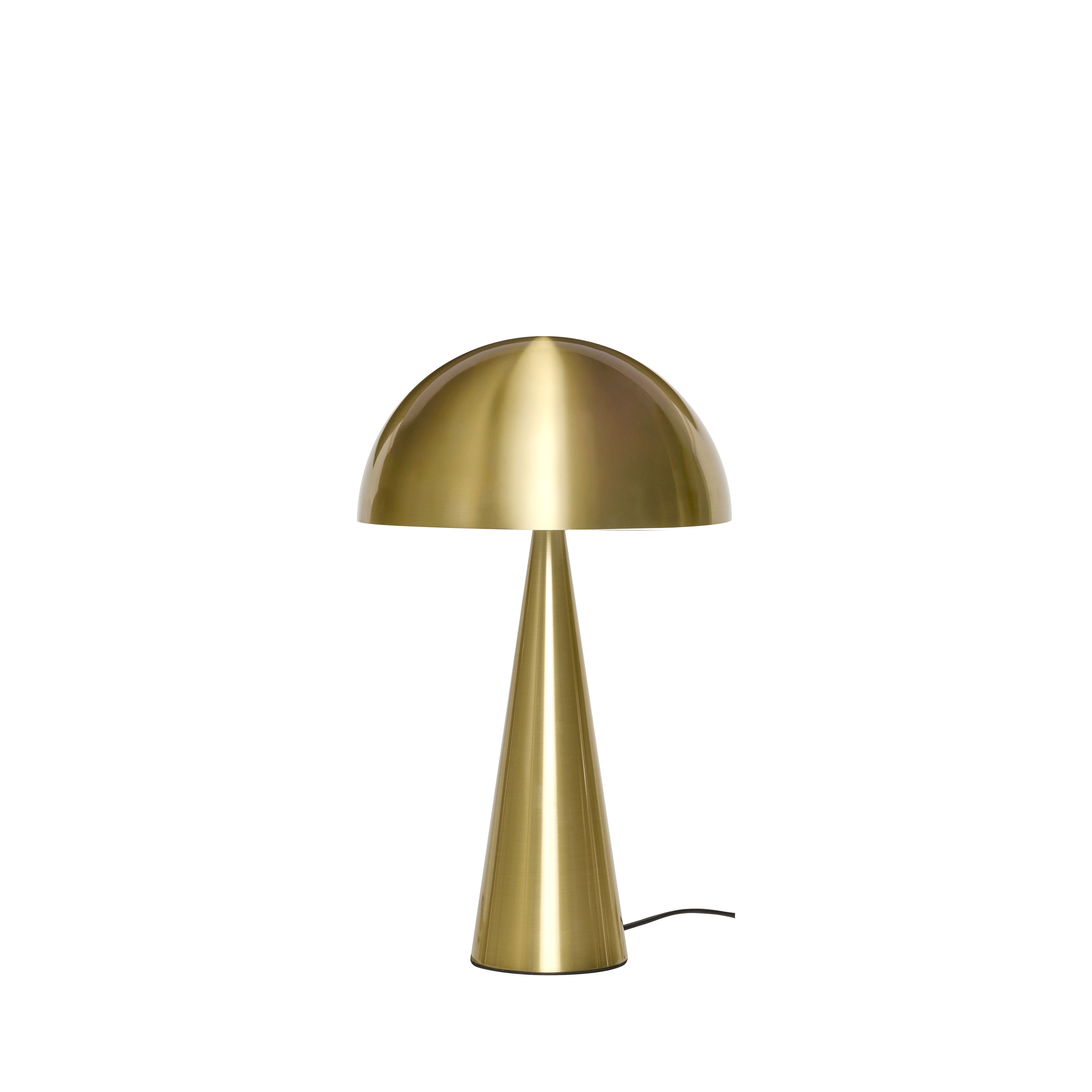 Hübsch Mush Tischlampe Tall Messingfarben