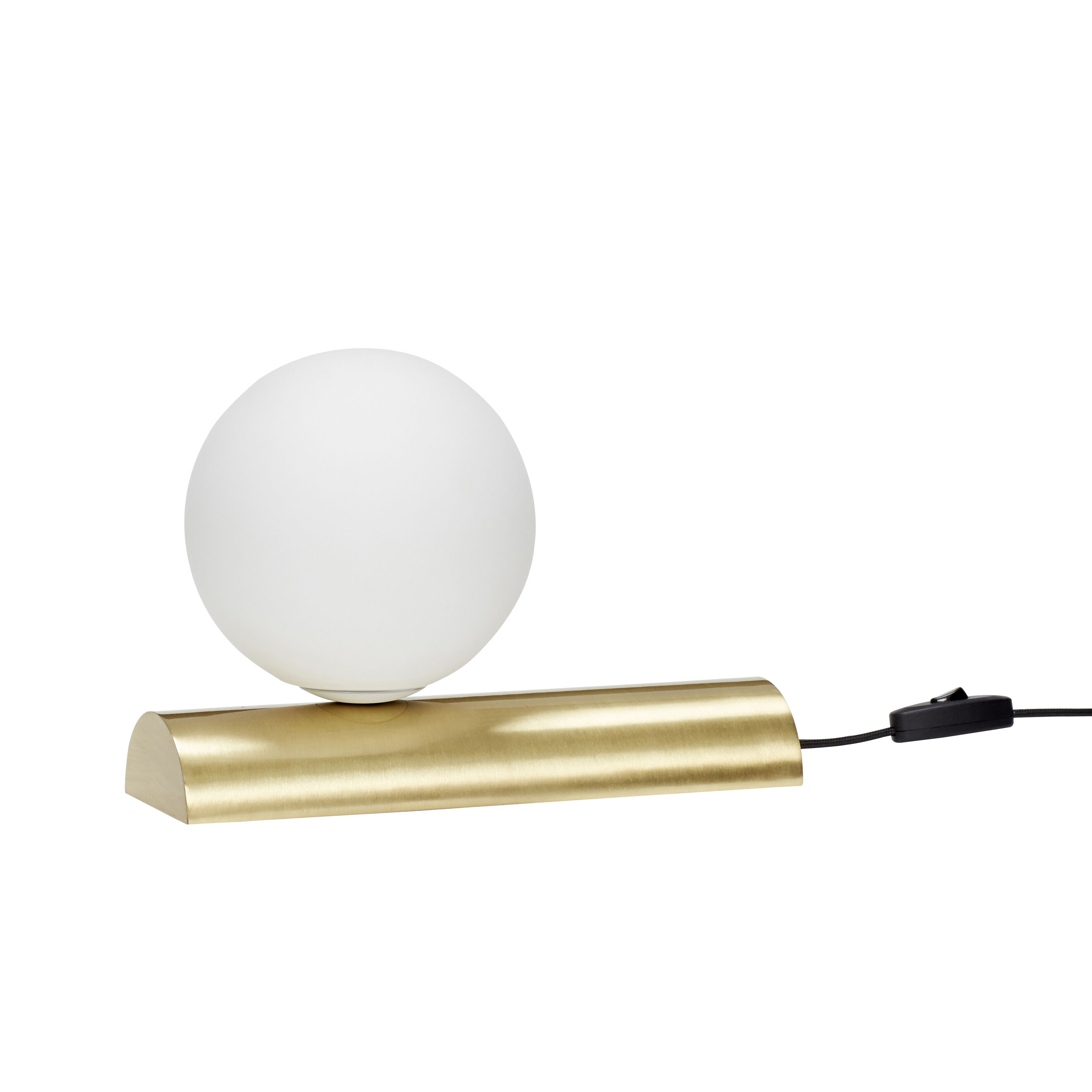 Hübsch Balance Tischlampe Messingfarben