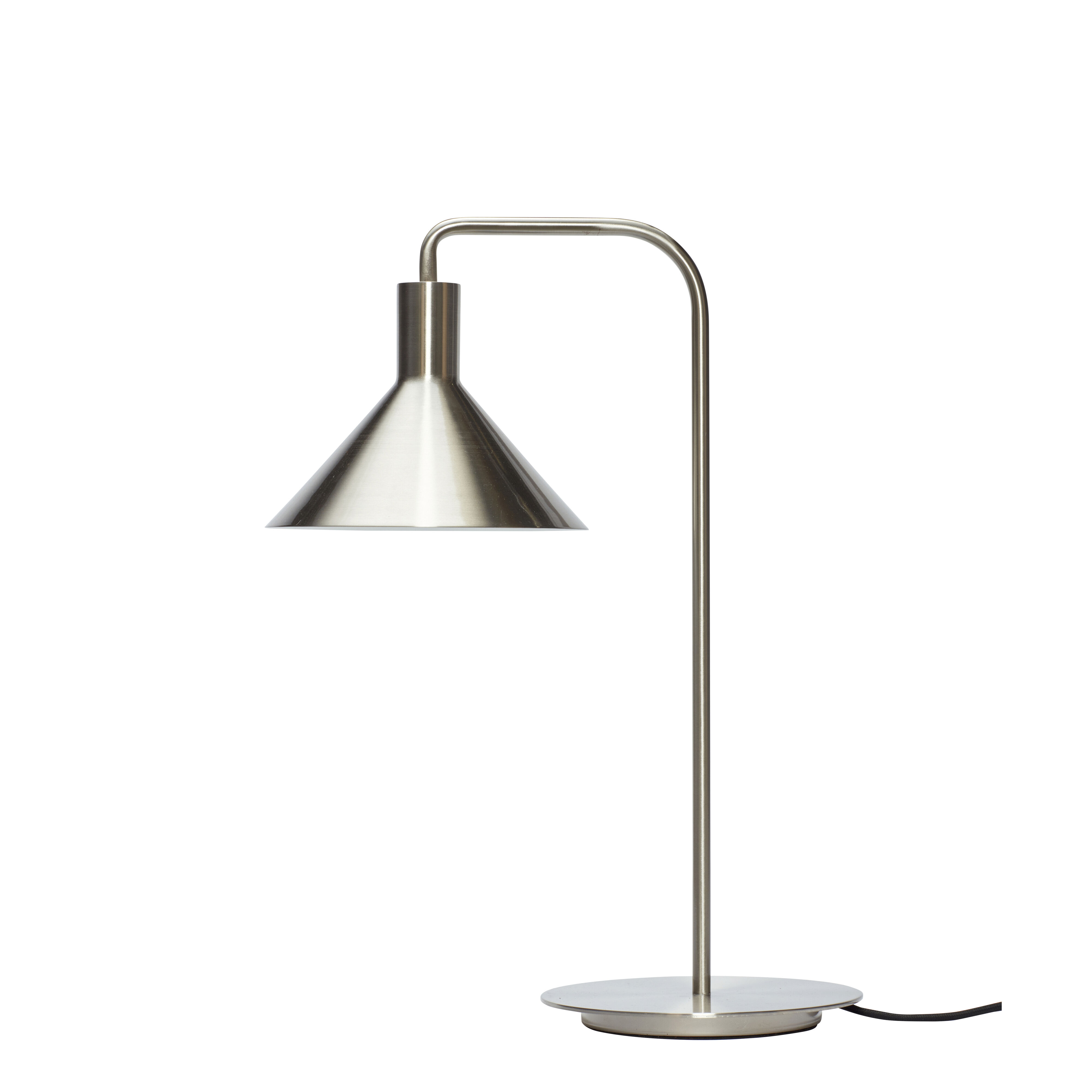 Hübsch Solo Tischlampe Nickel