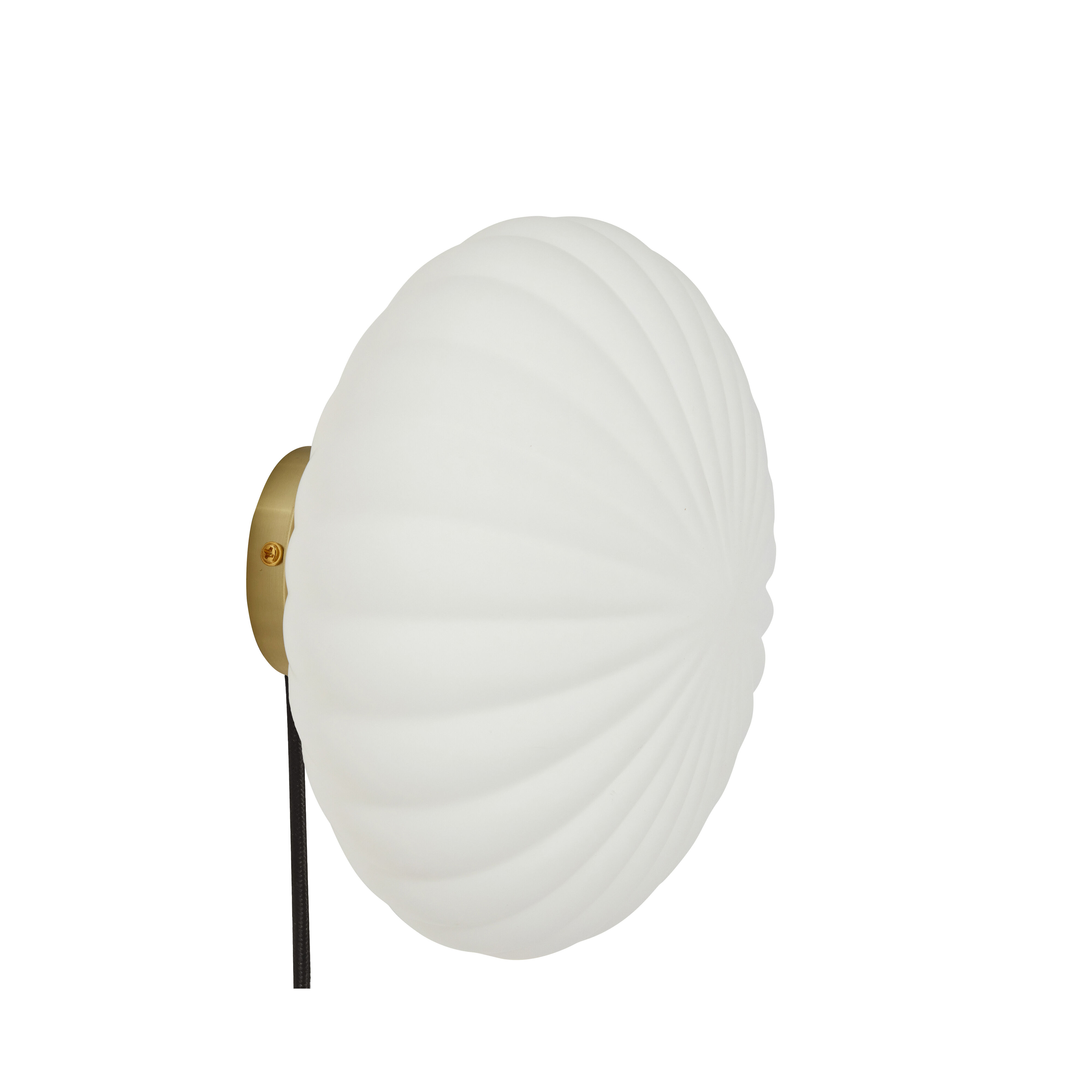 Hübsch Kumu Lampe Ø25 Weiß