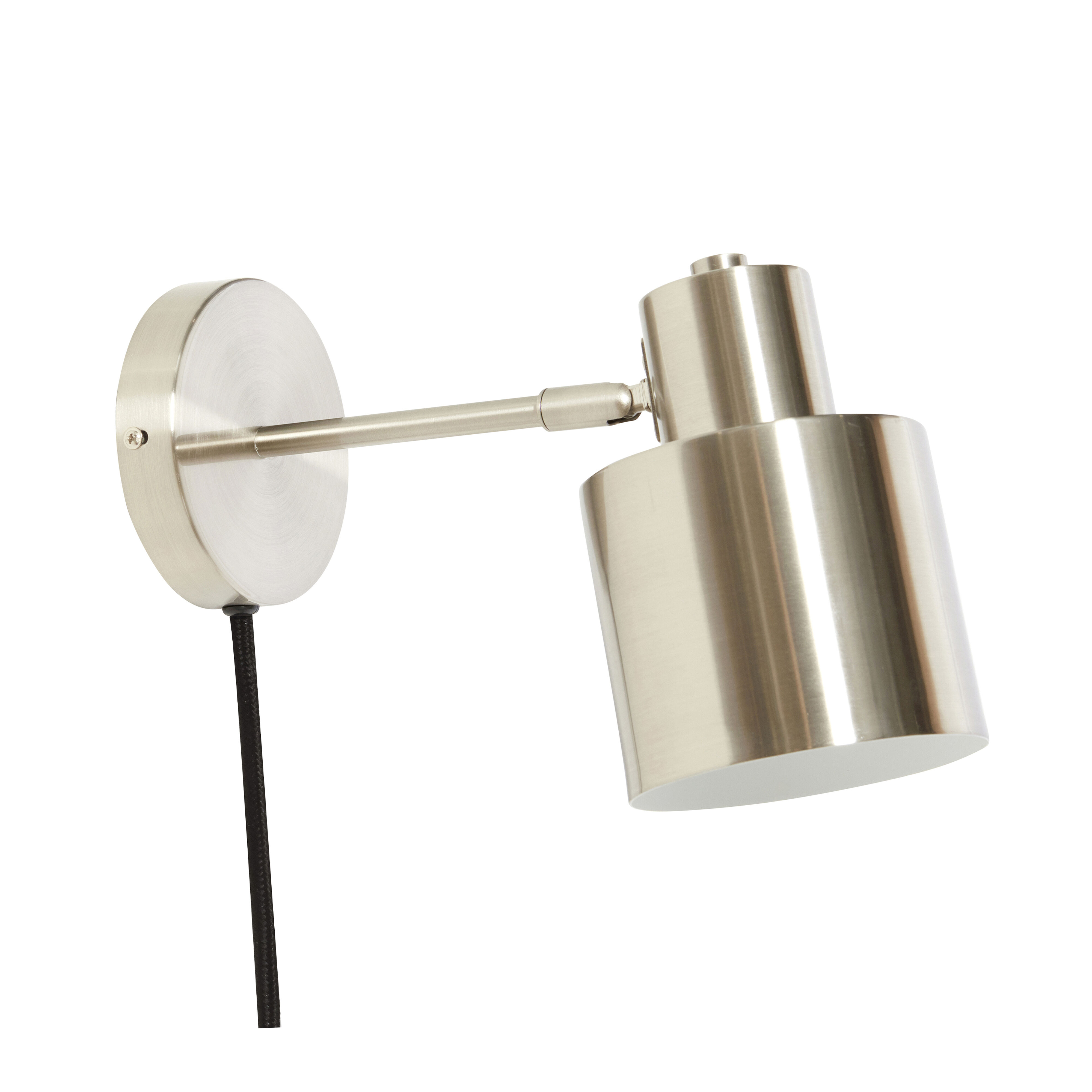 Hübsch Fuse Wandleuchte Nickel