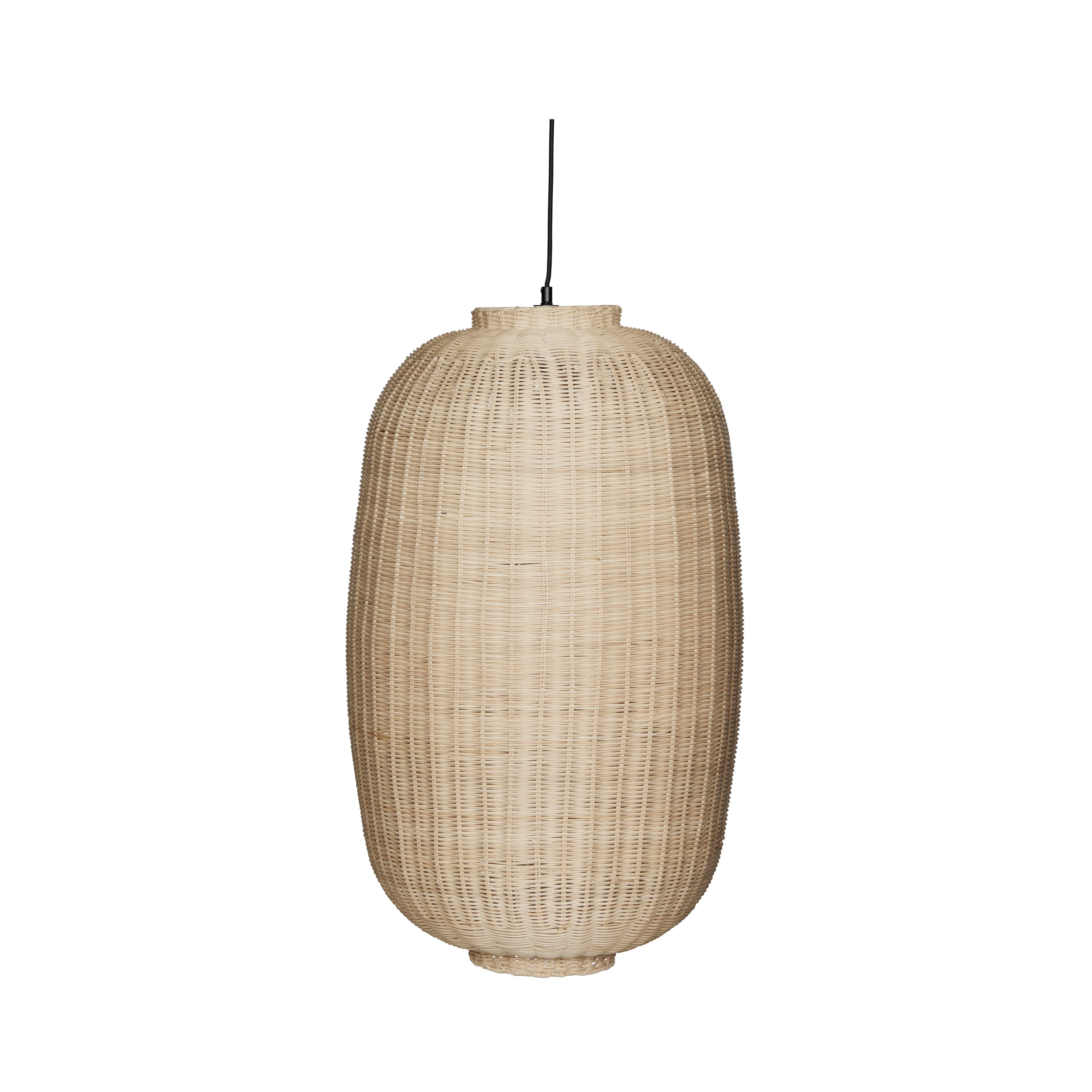 Hübsch Chand Hängelampe Oval Naturfarben