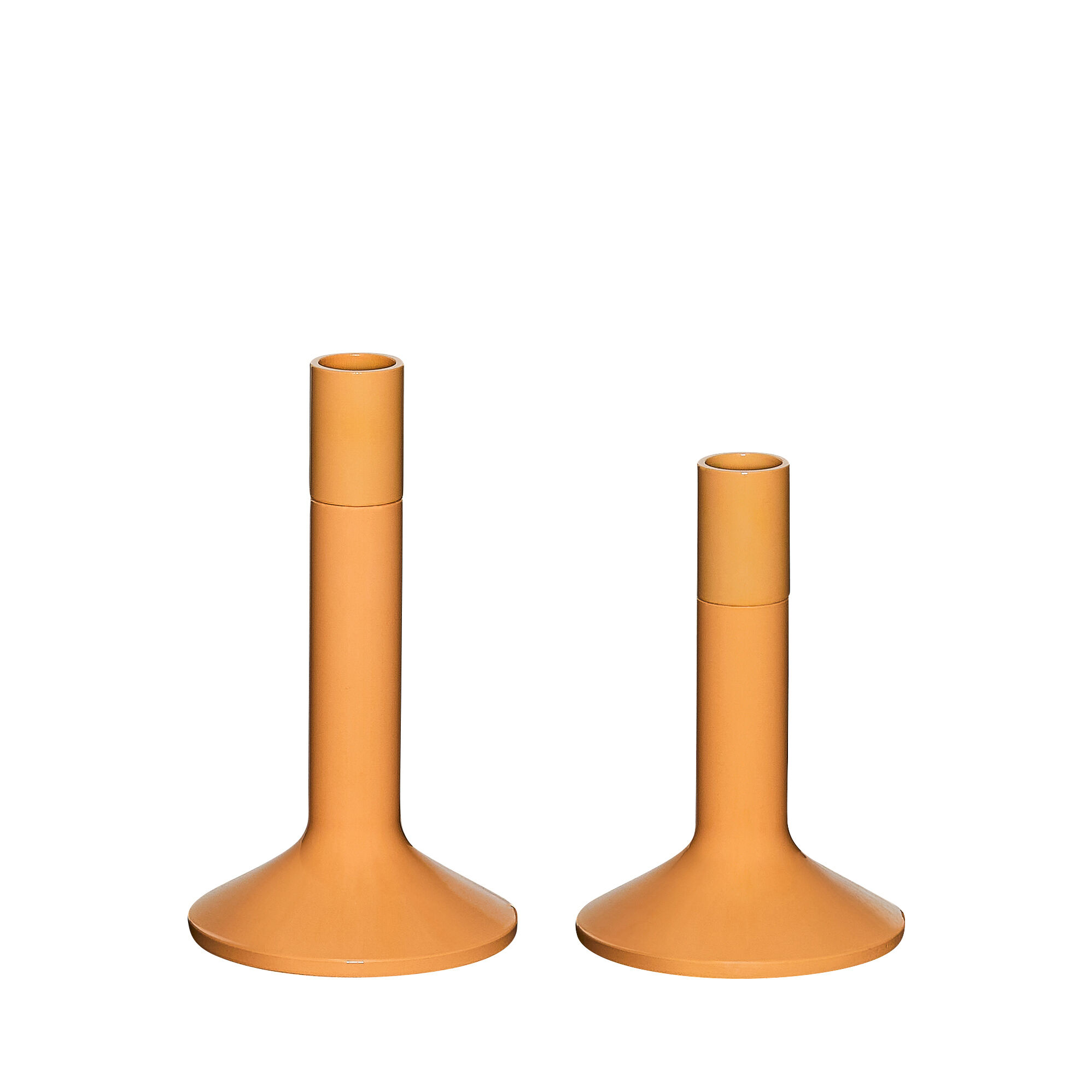 Hübsch Kindred Kerzenhalter Orange (2er Set)